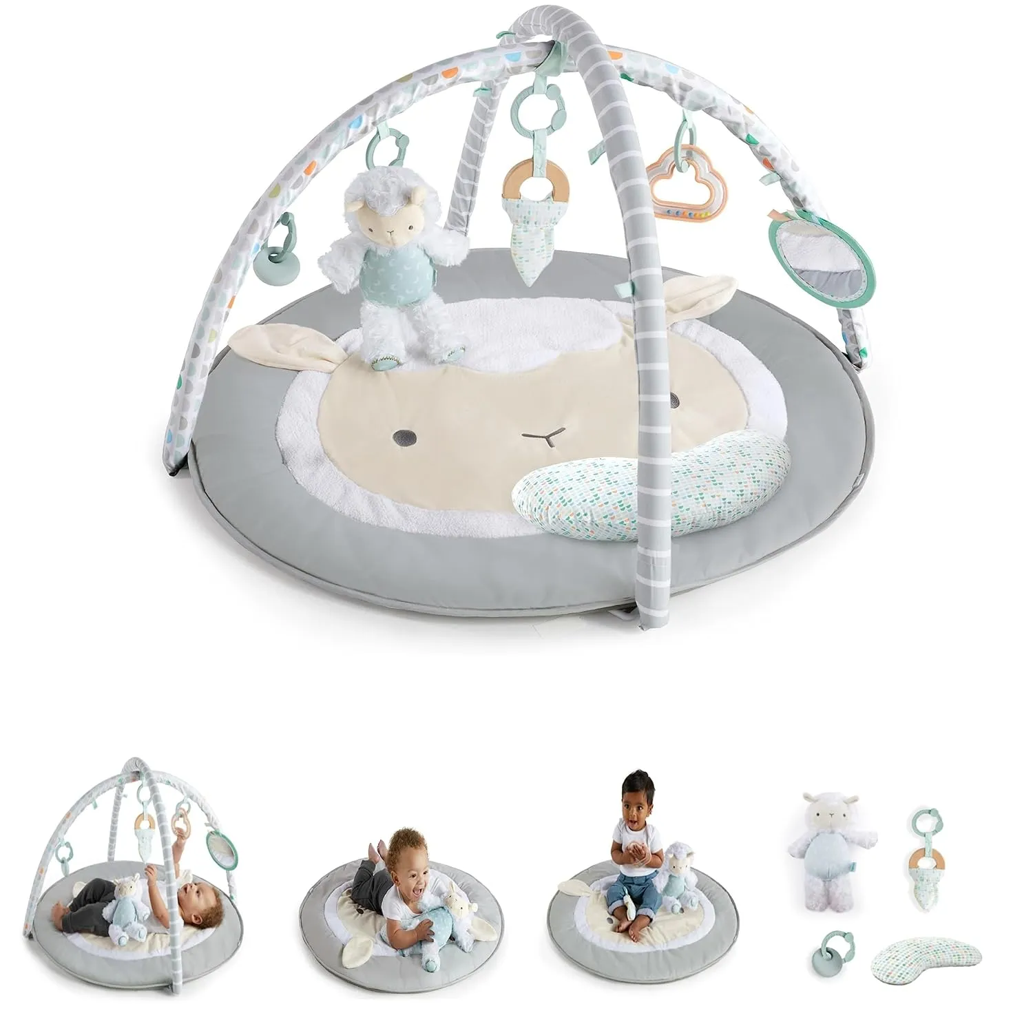 Ingenuity Sheppy's Spot Plush Activity Gym