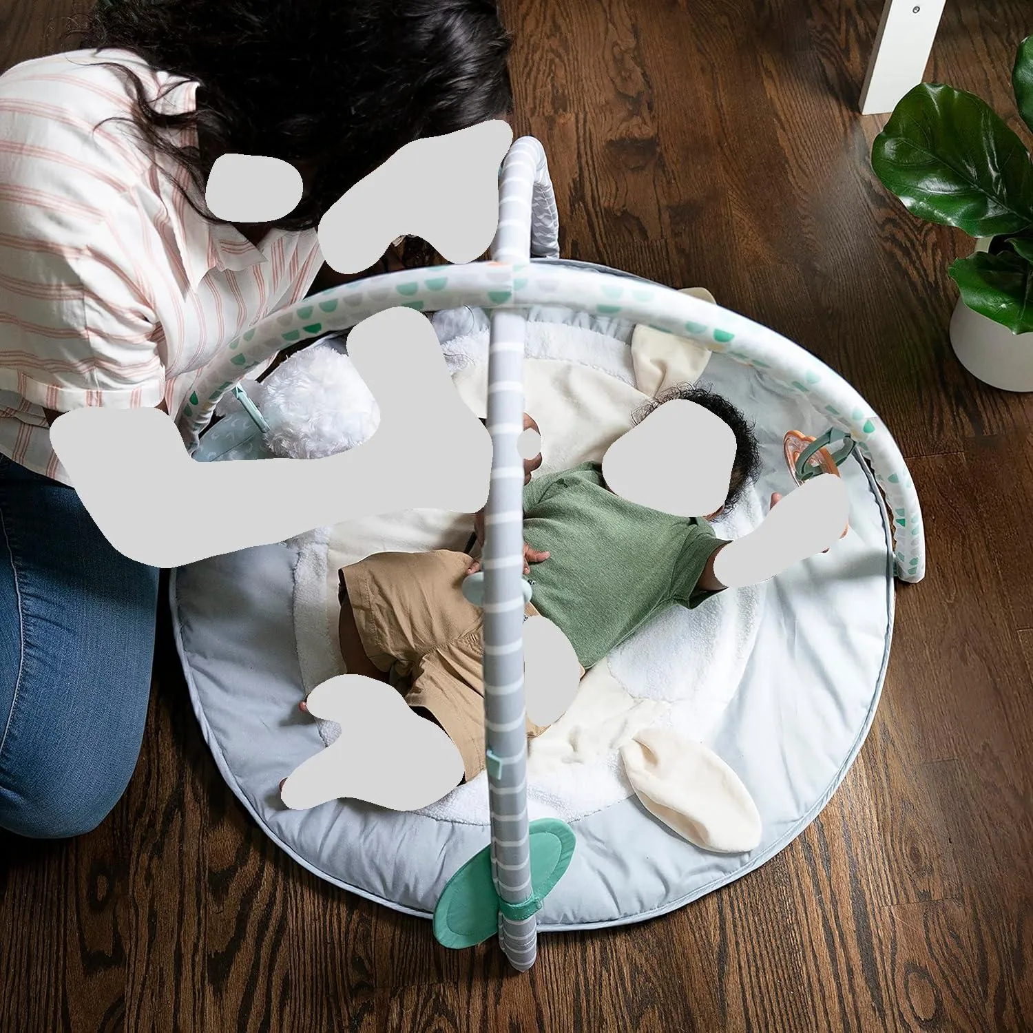 Ingenuity Sheppy's Spot Plush Activity Gym