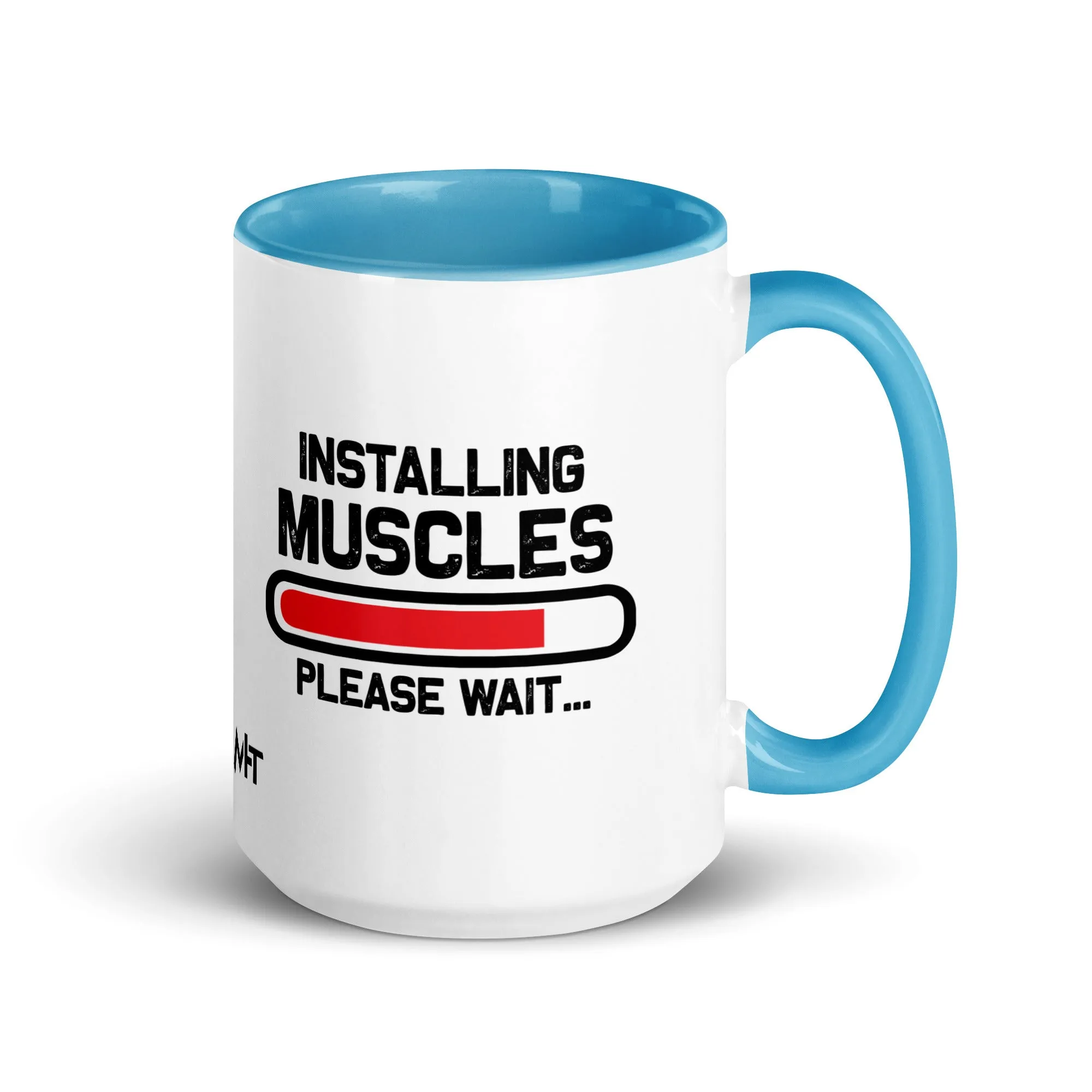 Installing Muscles Please Wait.... - Mug with Color Inside