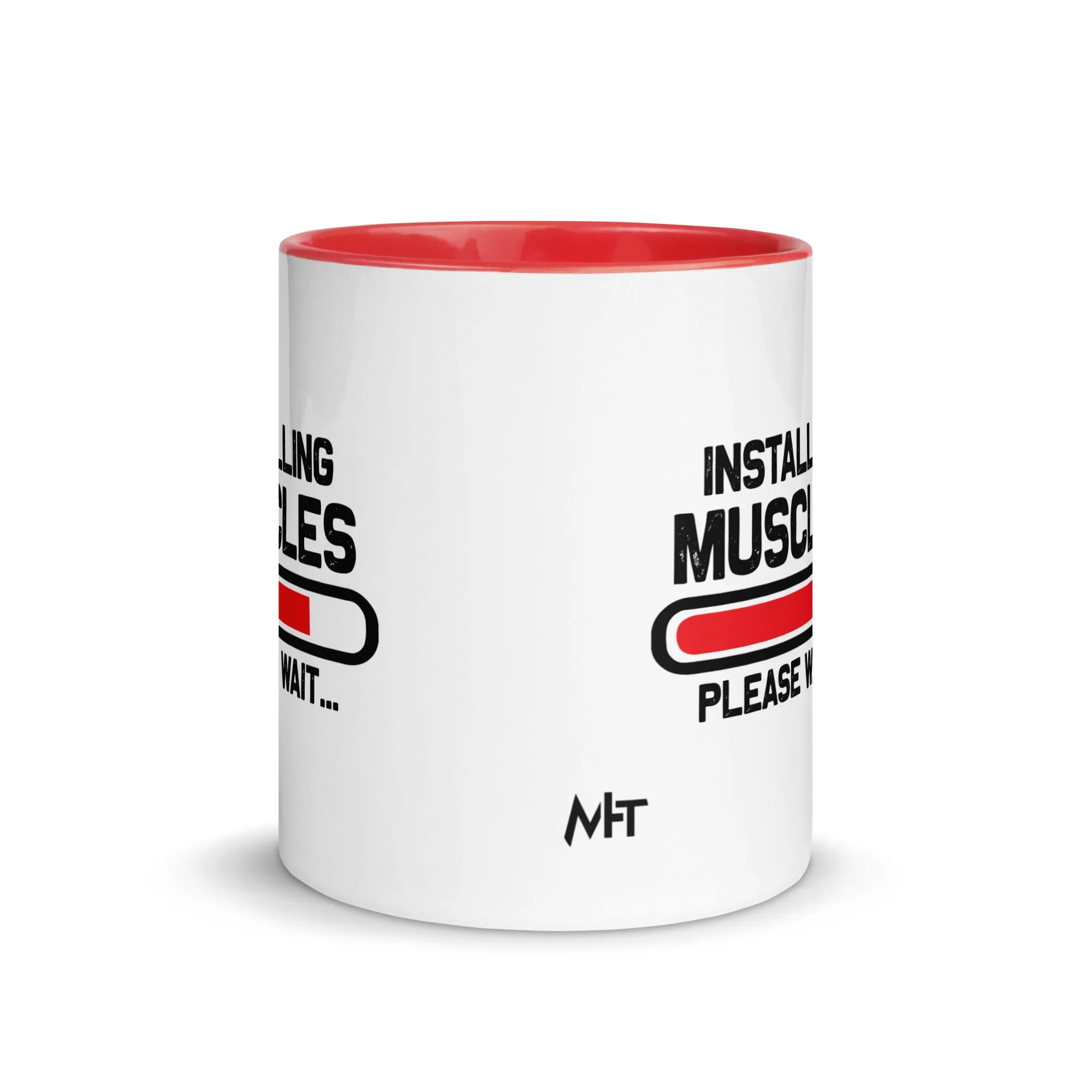 Installing Muscles Please Wait.... - Mug with Color Inside