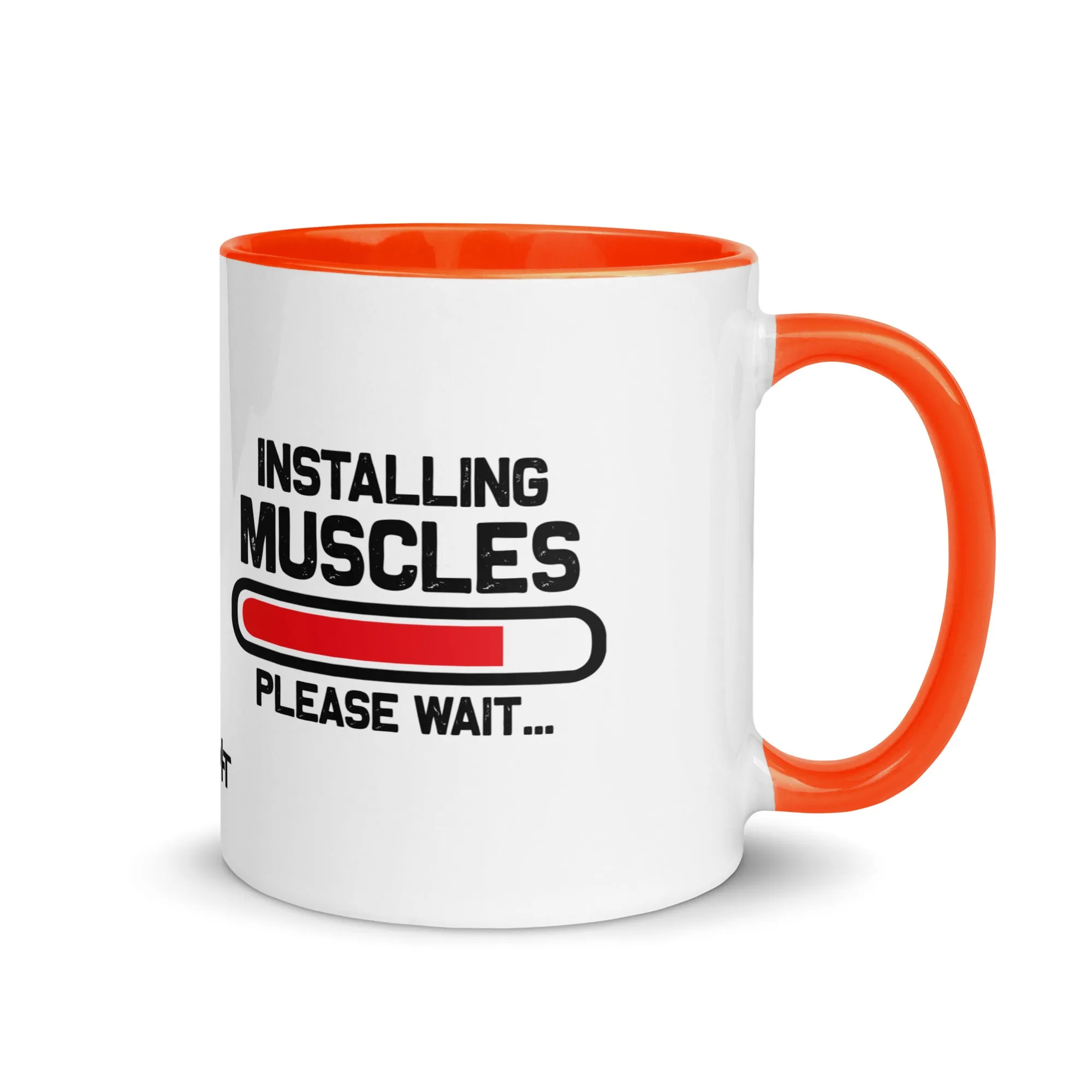 Installing Muscles Please Wait.... - Mug with Color Inside