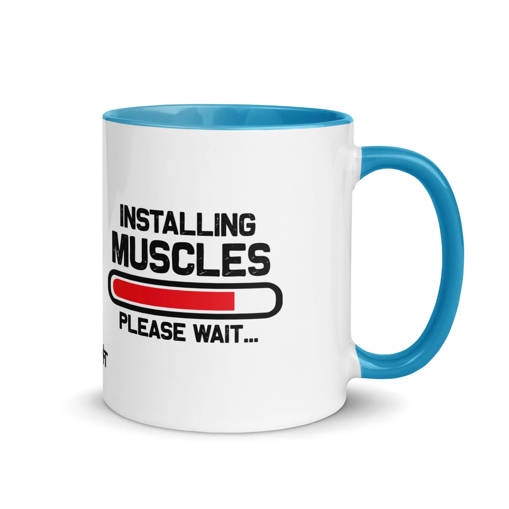 Installing Muscles Please Wait.... - Mug with Color Inside