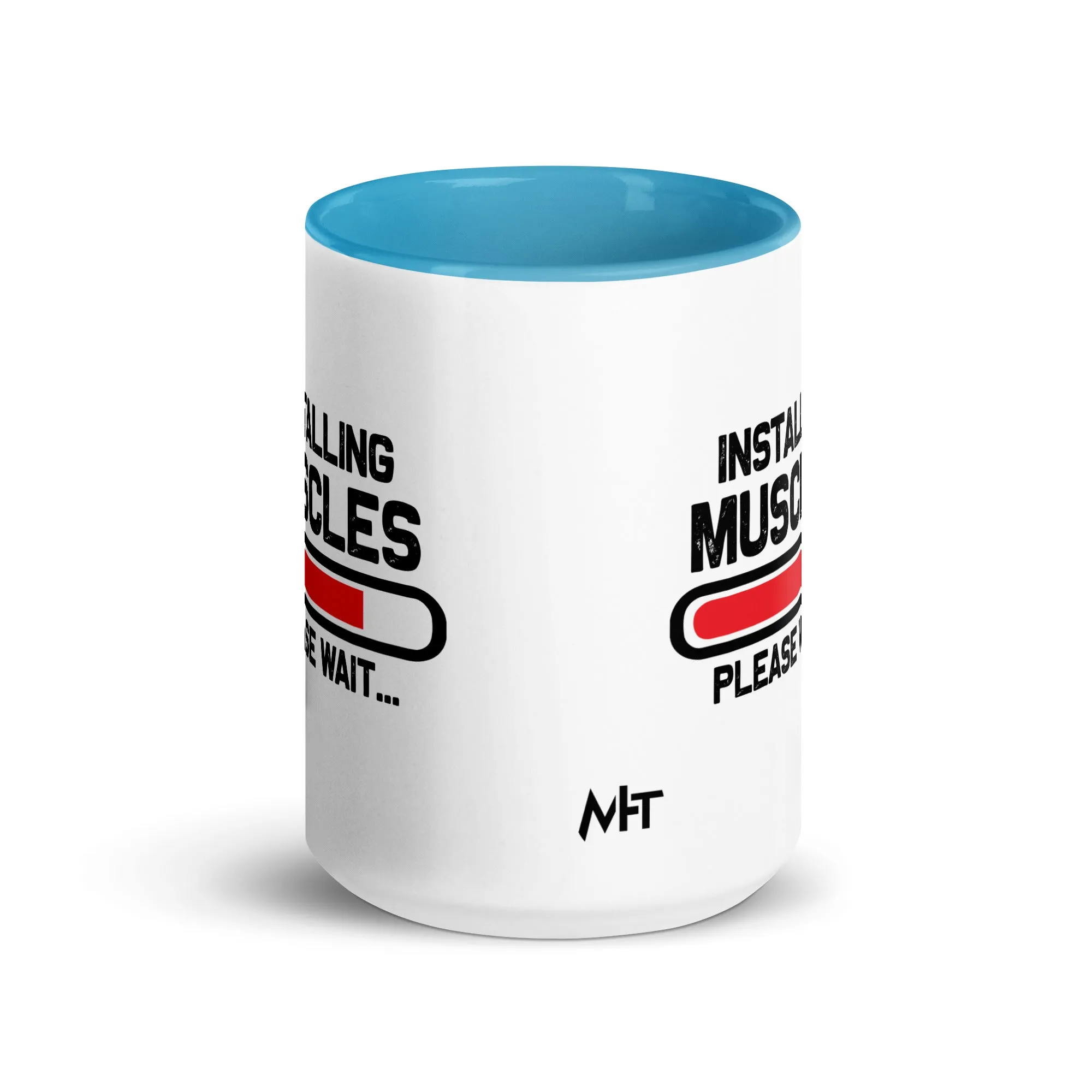 Installing Muscles Please Wait.... - Mug with Color Inside