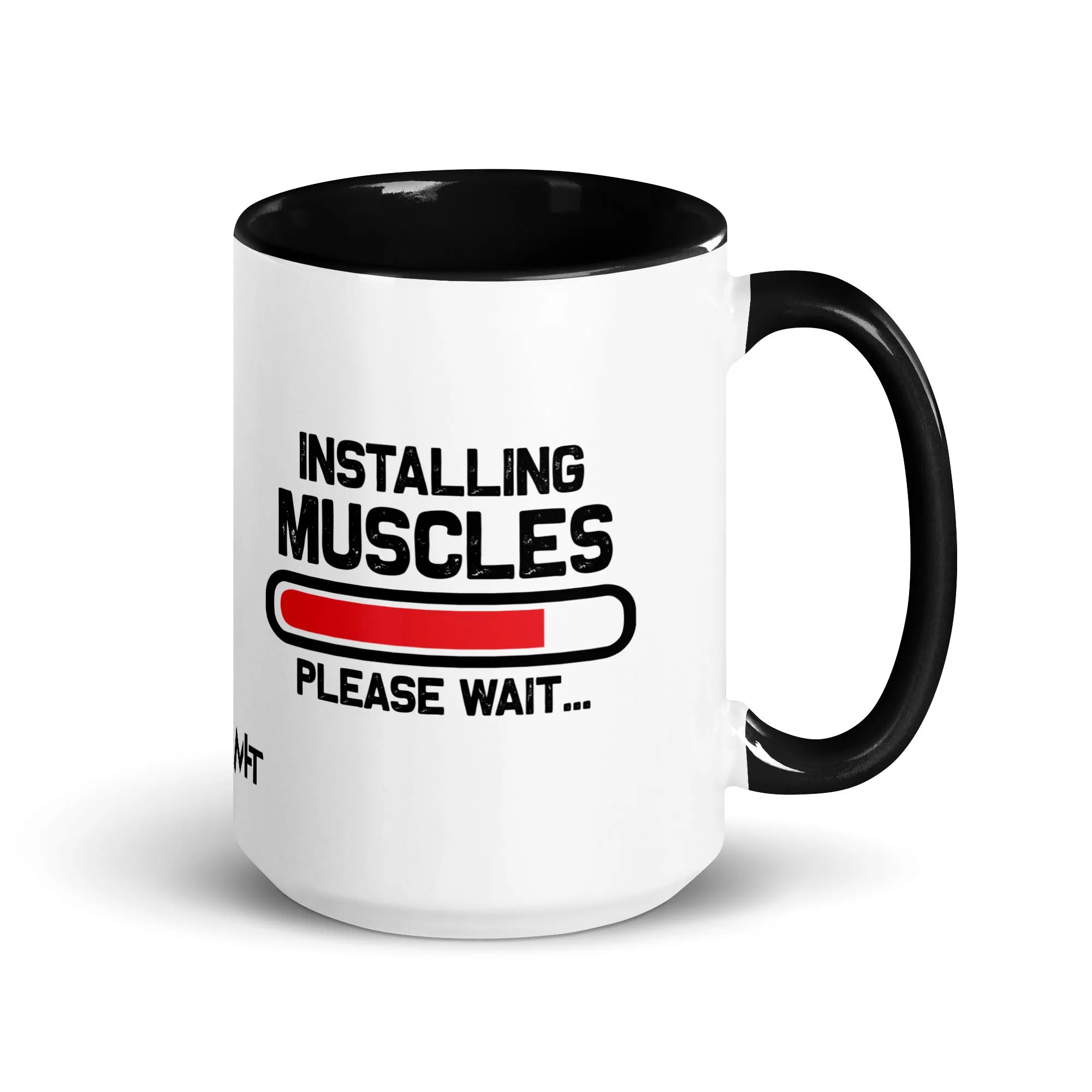 Installing Muscles Please Wait.... - Mug with Color Inside