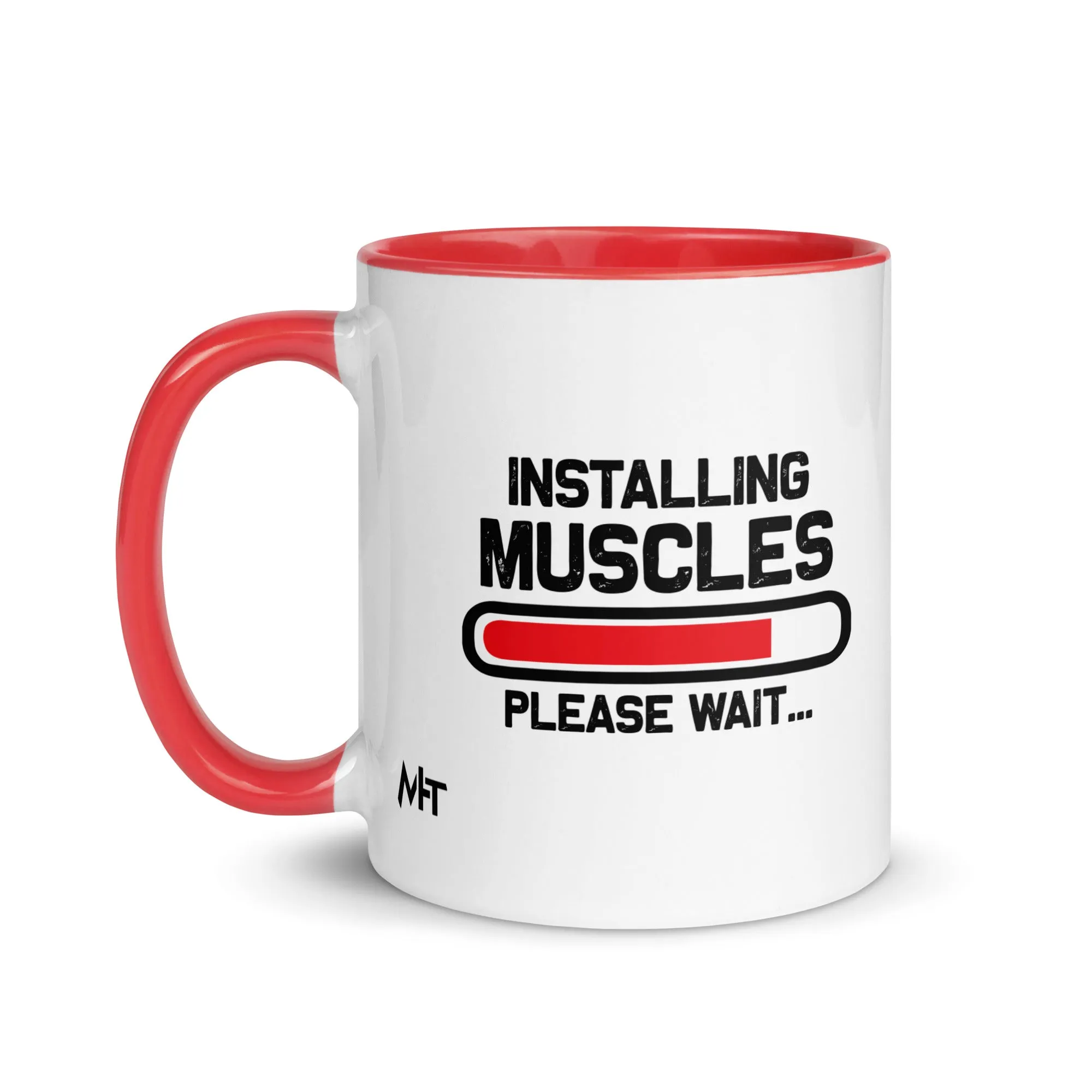 Installing Muscles Please Wait.... - Mug with Color Inside