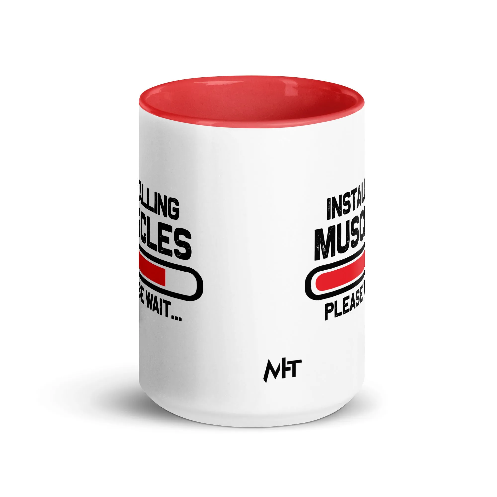 Installing Muscles Please Wait.... - Mug with Color Inside