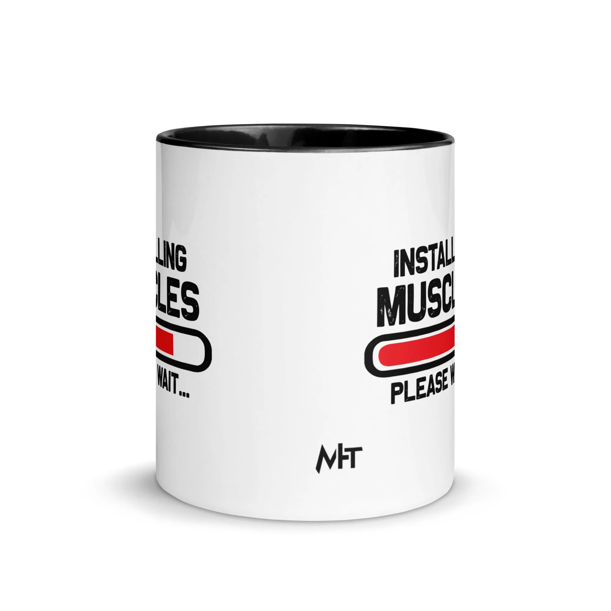 Installing Muscles Please Wait.... - Mug with Color Inside