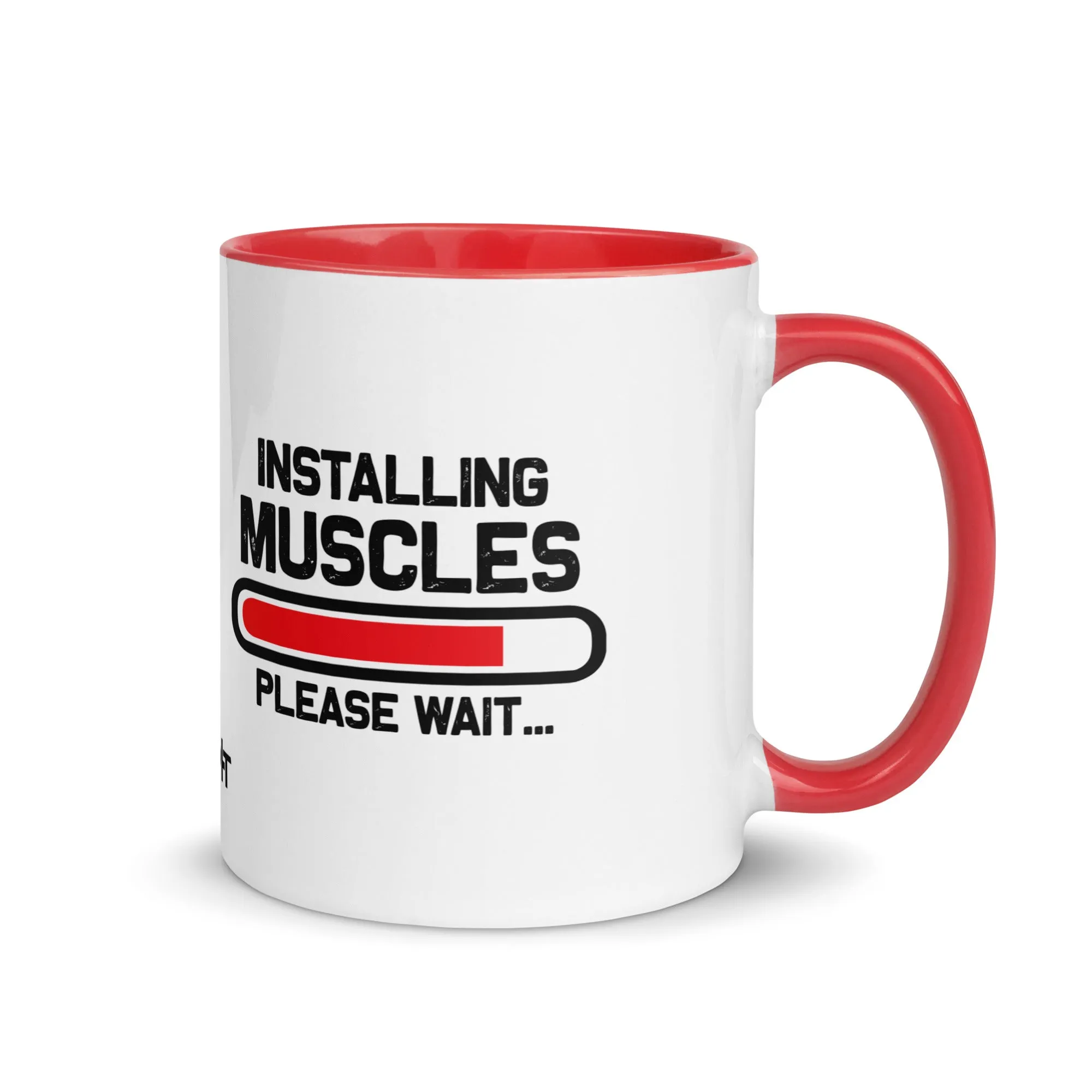 Installing Muscles Please Wait.... - Mug with Color Inside