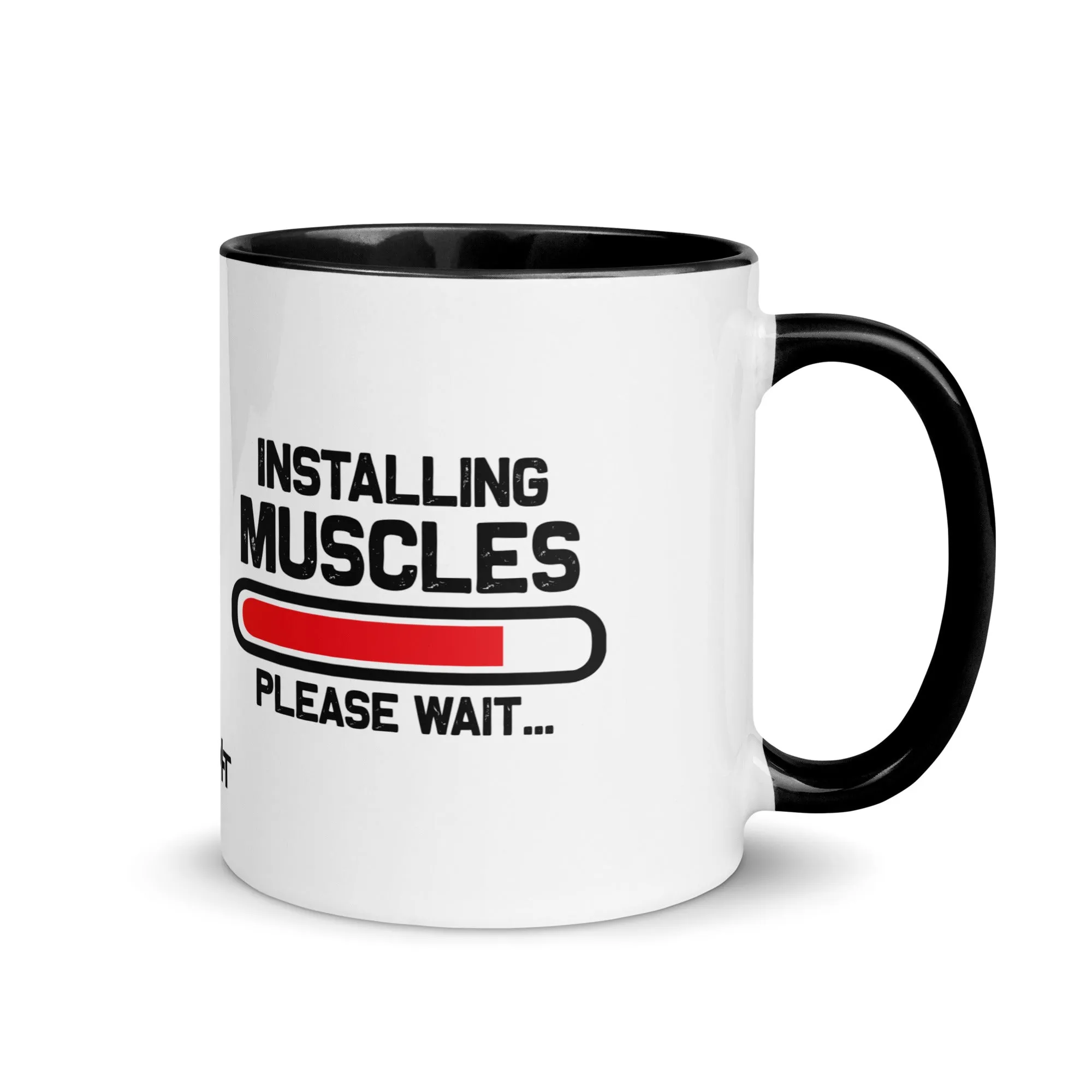 Installing Muscles Please Wait.... - Mug with Color Inside