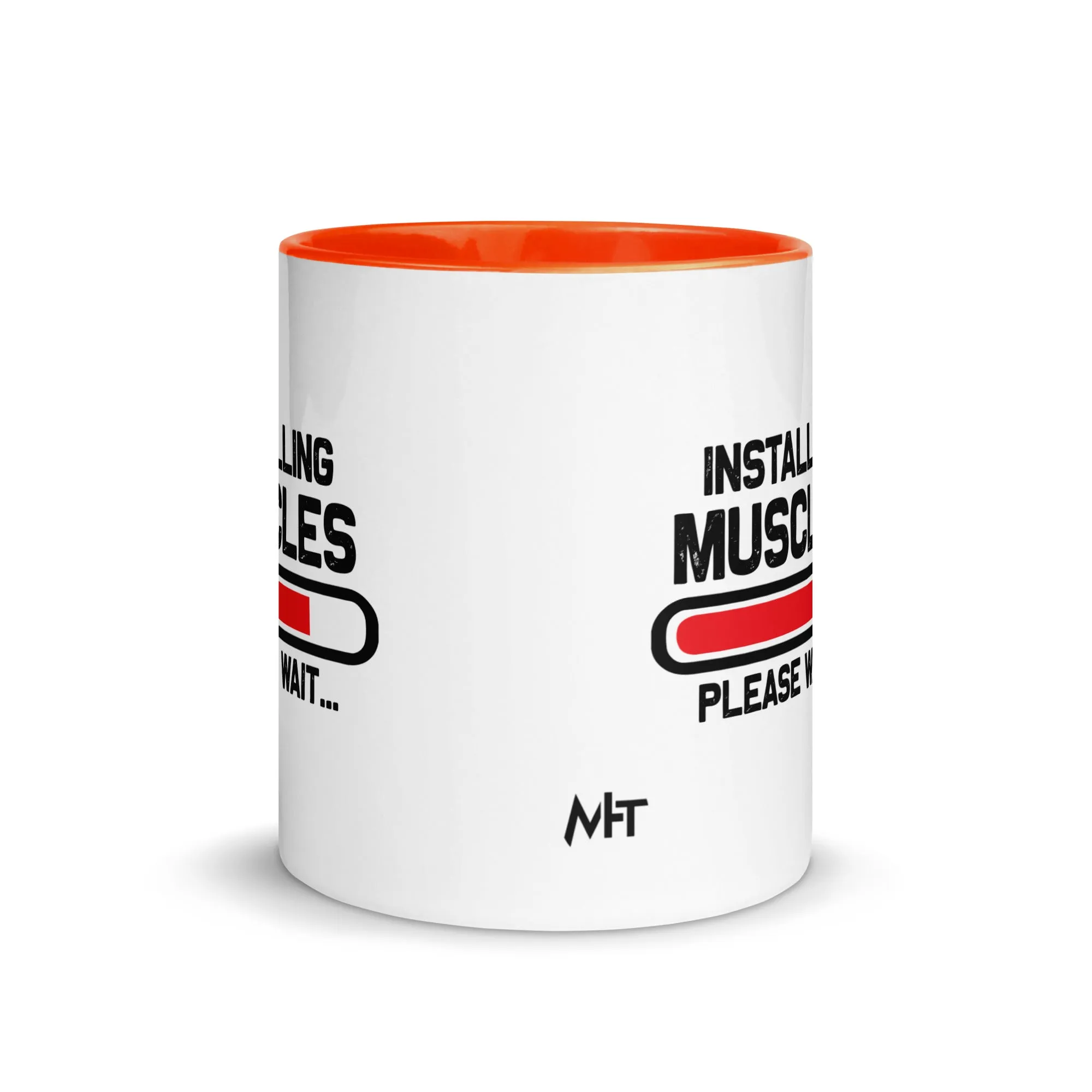 Installing Muscles Please Wait.... - Mug with Color Inside