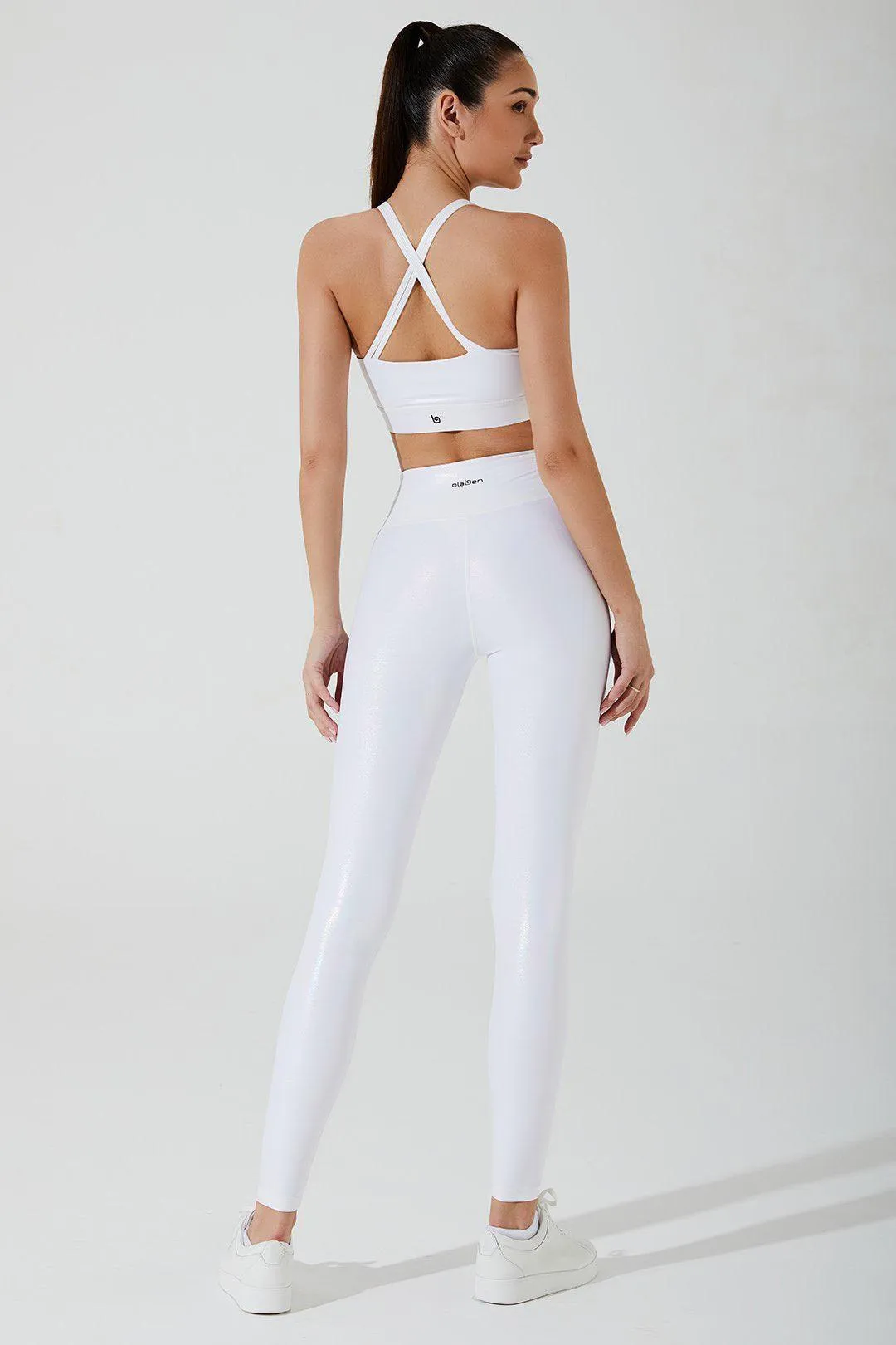 Iridescent Legging - Snow Dift