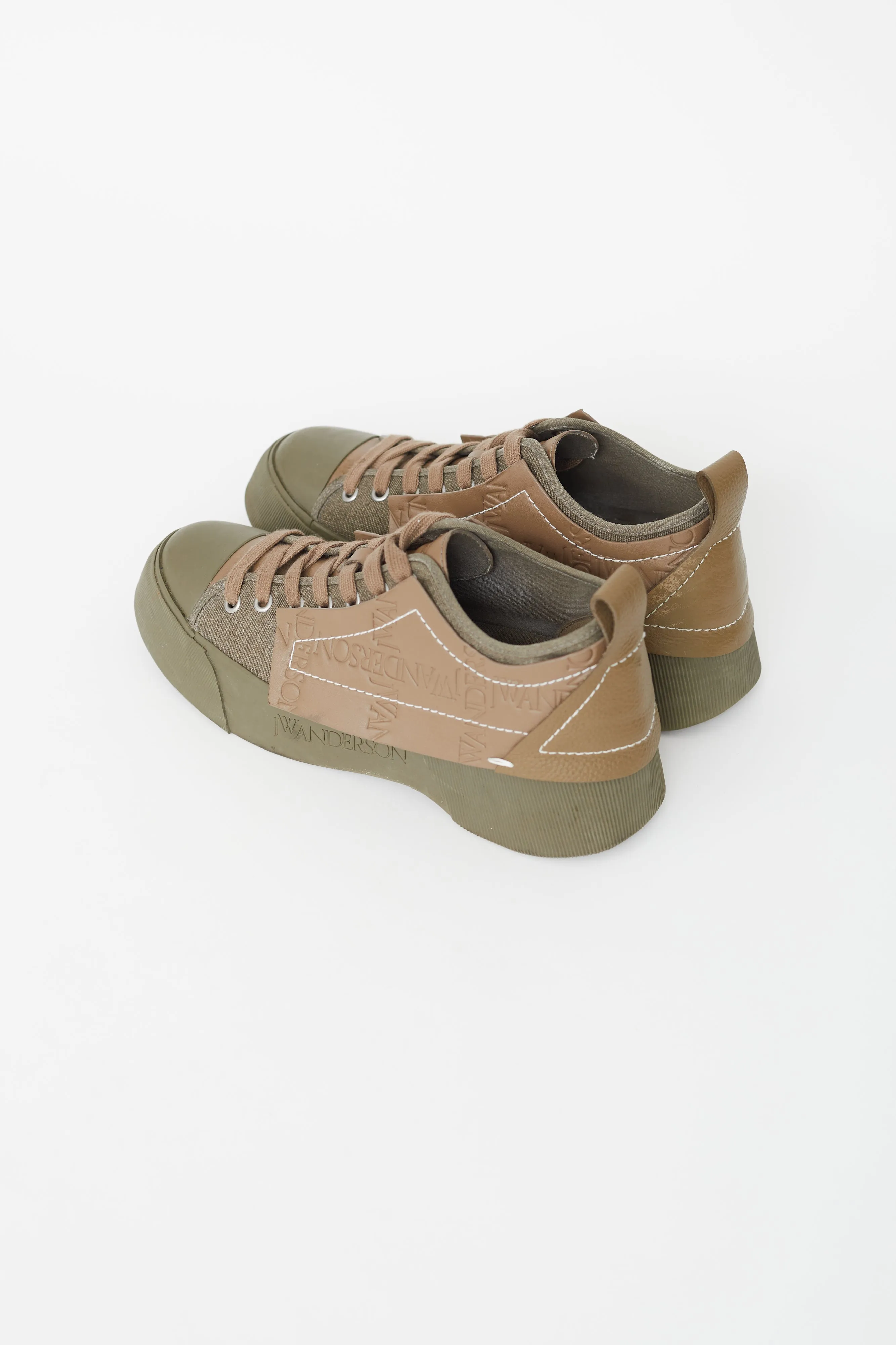 Khaki Green Chunky Low Top Sneaker