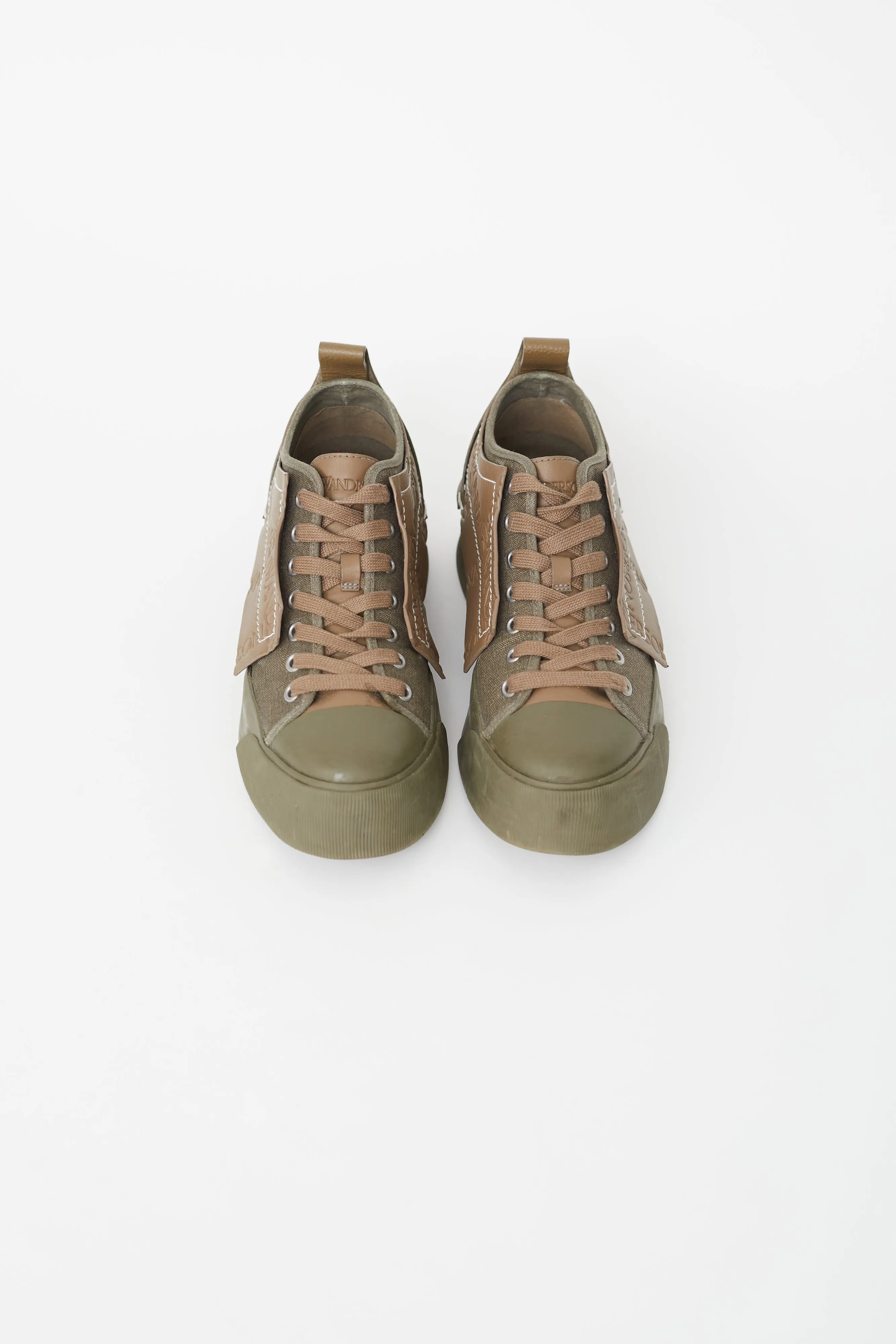 Khaki Green Chunky Low Top Sneaker
