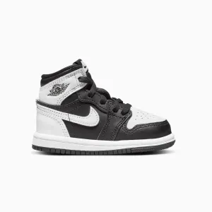 Kid's Air Jordan 1 Retro High OG "Black White" Toddlers