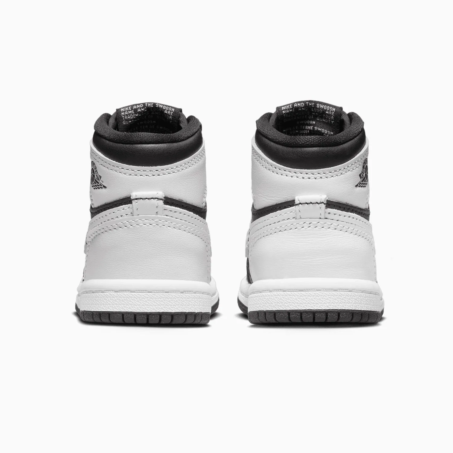 Kid's Air Jordan 1 Retro High OG "Black White" Toddlers