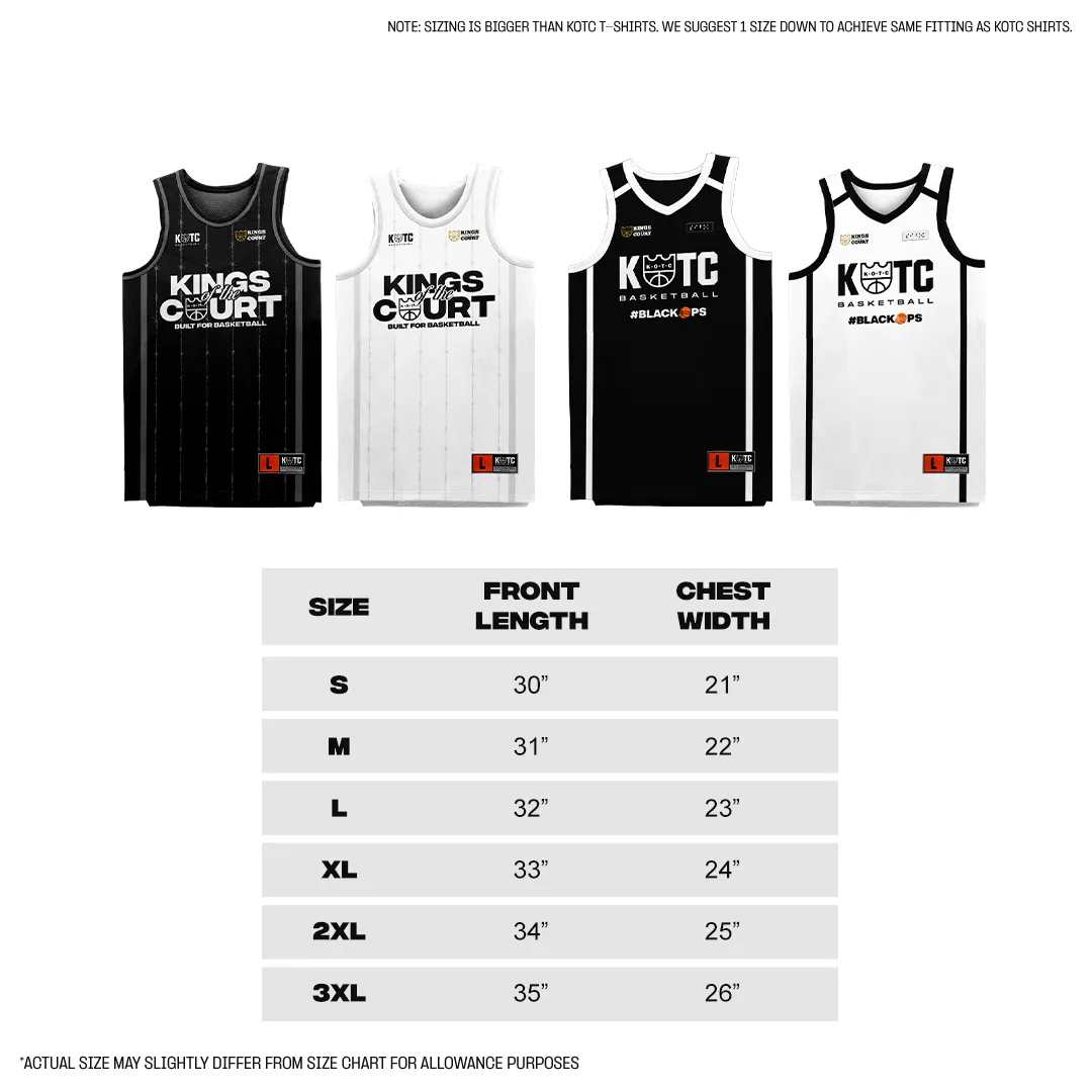 KOTC Built for Basketball Jersey - Black