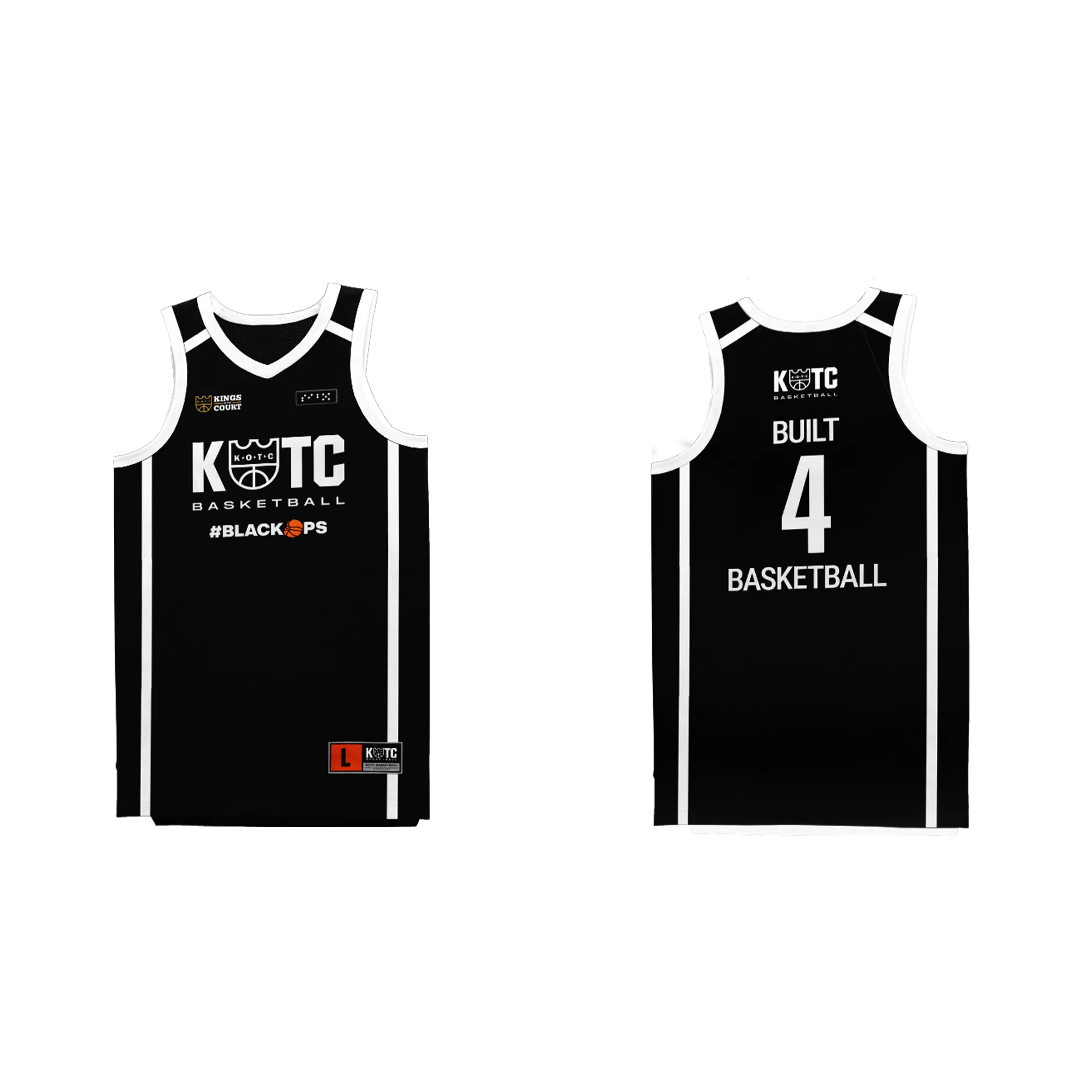 KOTC Built for Basketball Jersey - Black