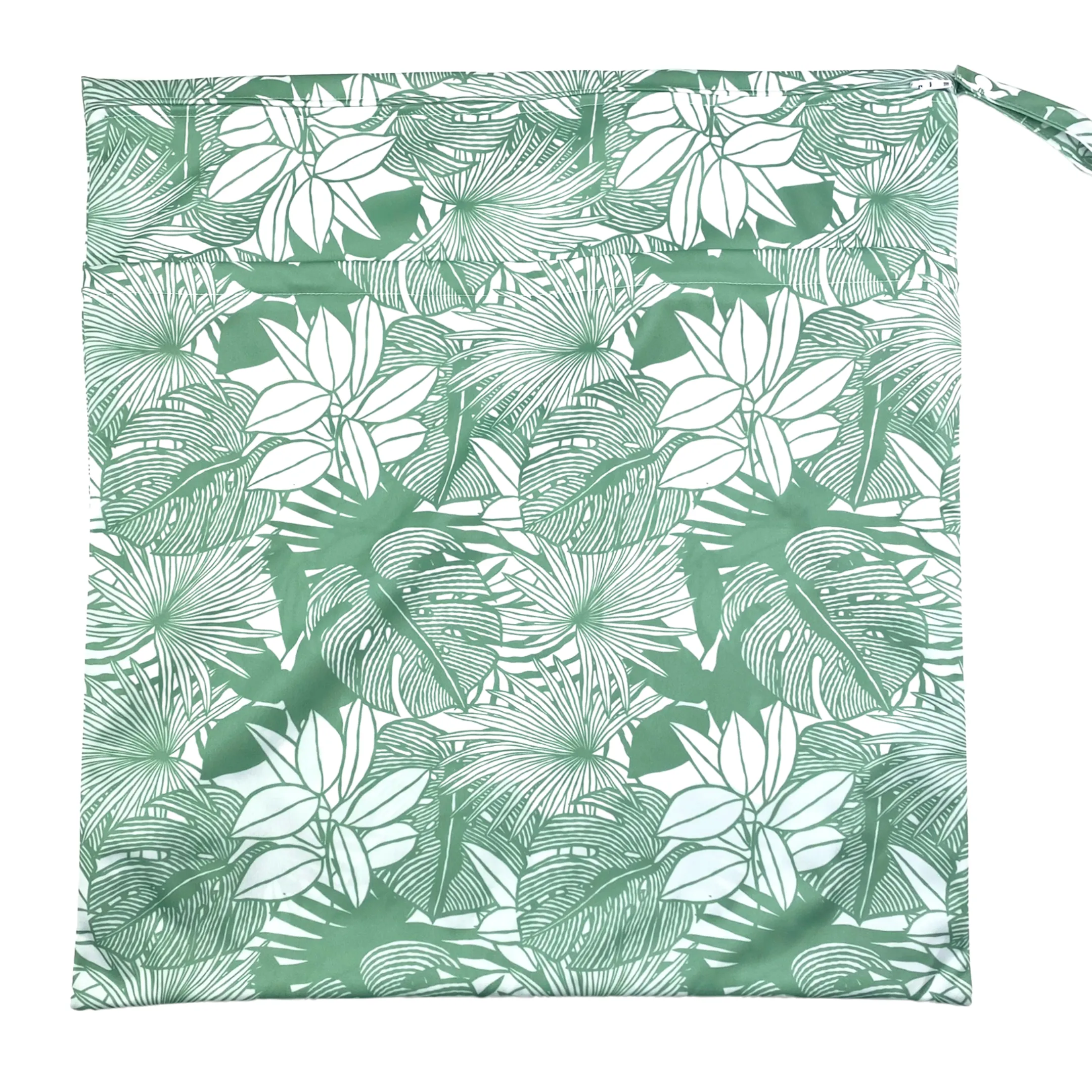 Large Wet Bag (Tropical Green)