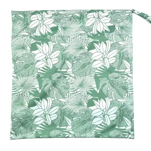 Large Wet Bag (Tropical Green)