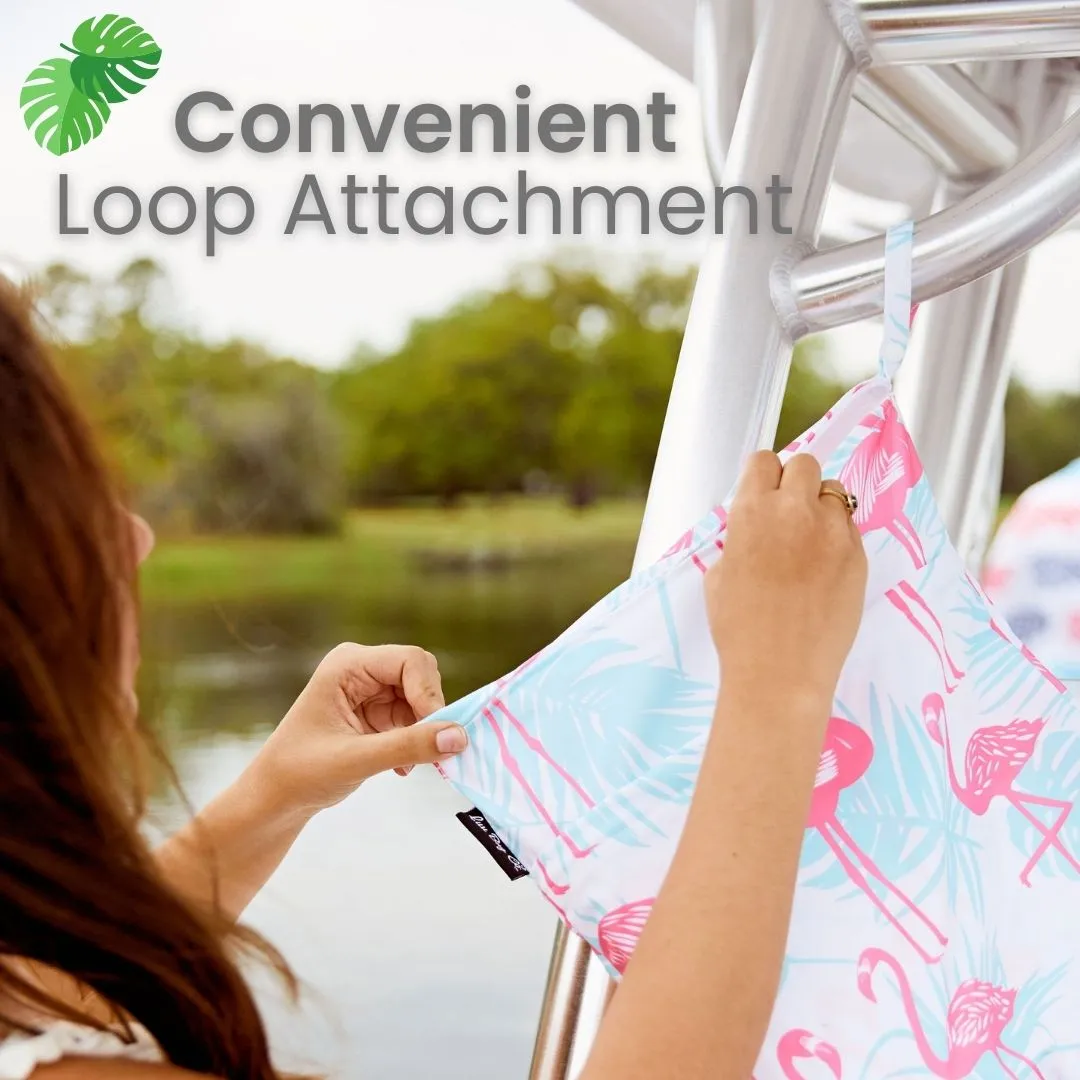 Large Wet Bag (Tropical Green)