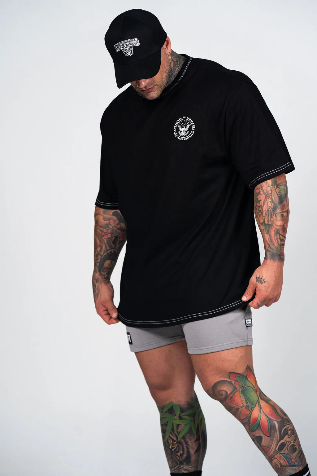 LIFTERS A-Frame Gym Training Cap | Black