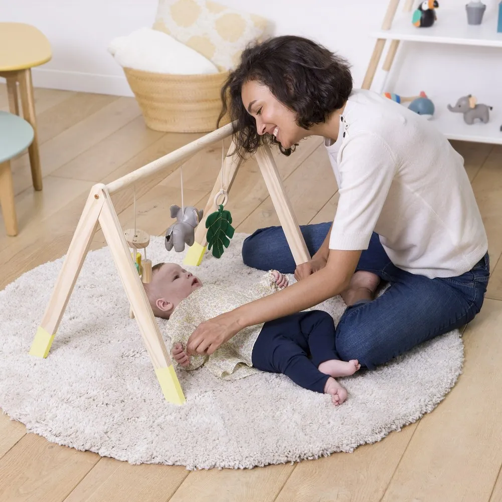 Little Big Friends Wooden Activity Gym Arch  - Jungle