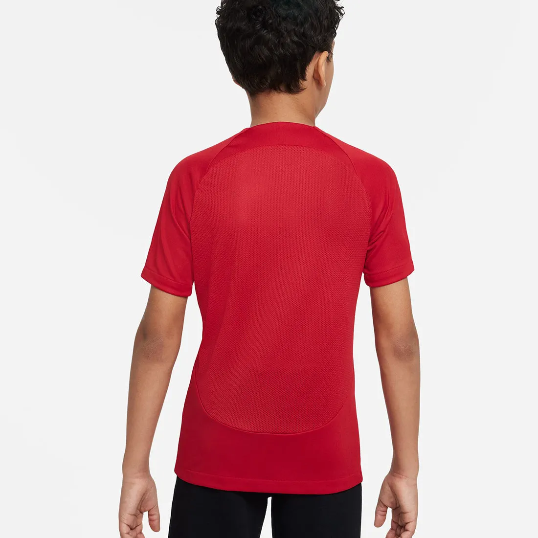 LIVERPOOL FC ACADEMY PRO BIG KIDS' NIKE DRI-FIT SHORT-SLEEVE FOOTBALL TOP RED