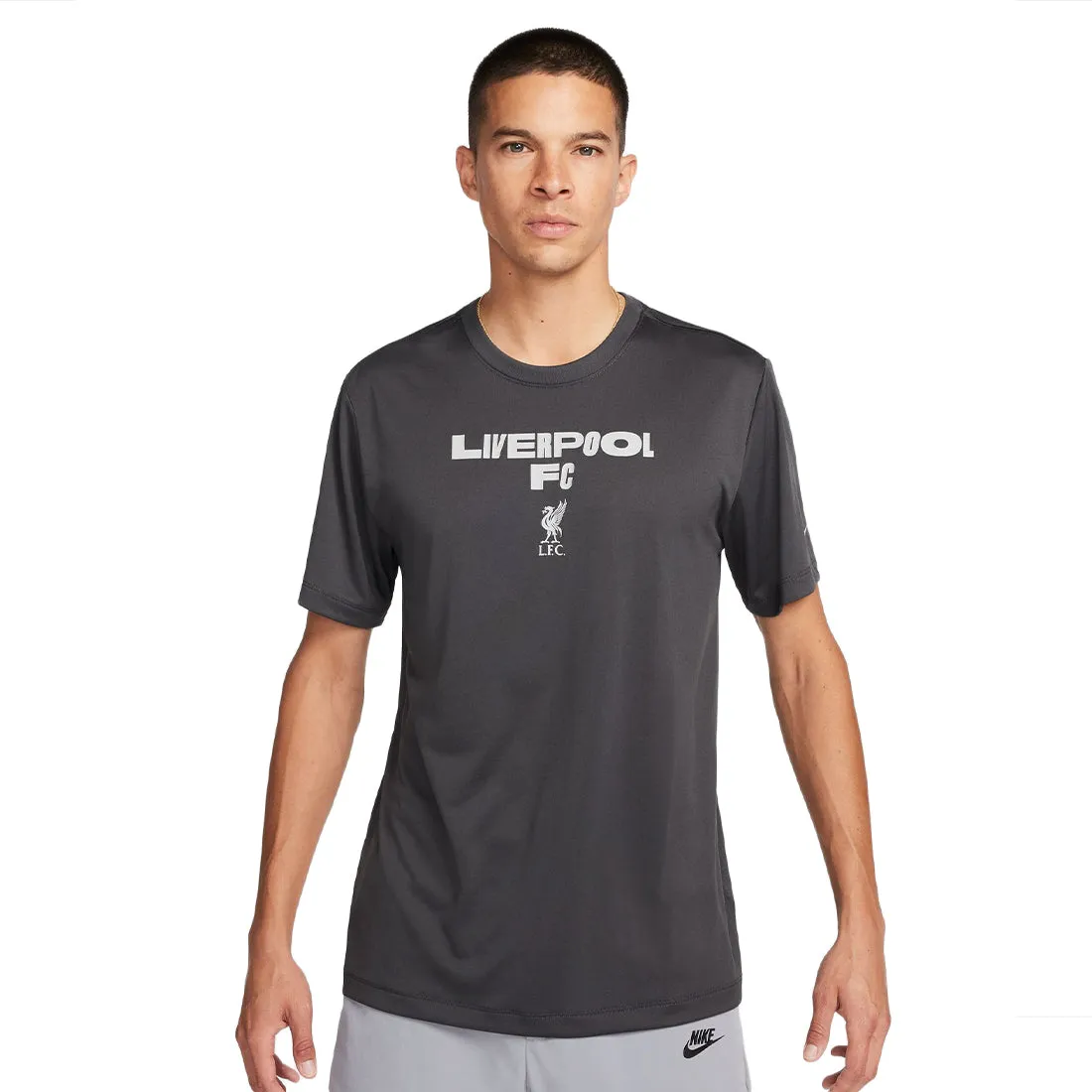 Liverpool FC Club America Men's Nike Football T-Shirt Grey