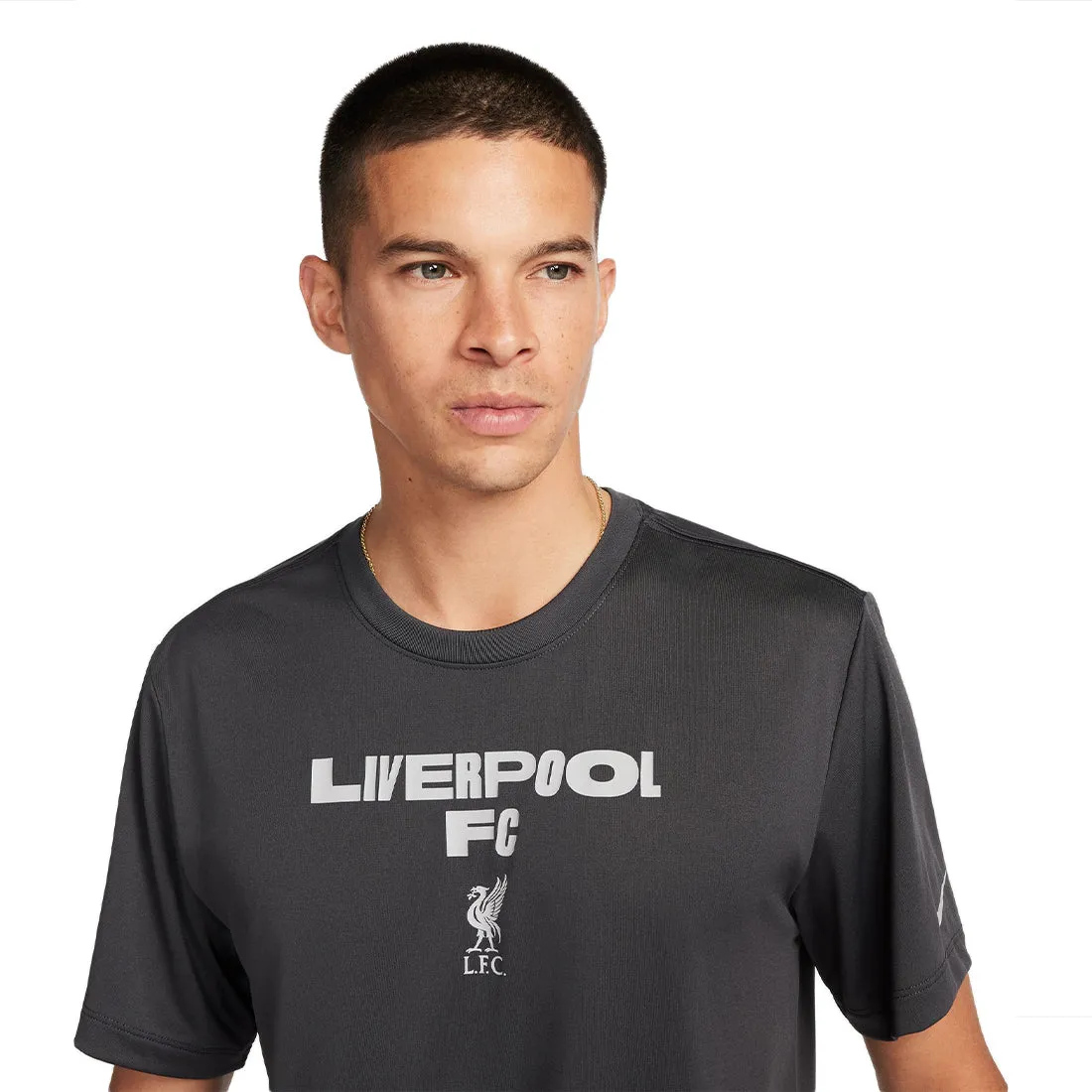 Liverpool FC Club America Men's Nike Football T-Shirt Grey