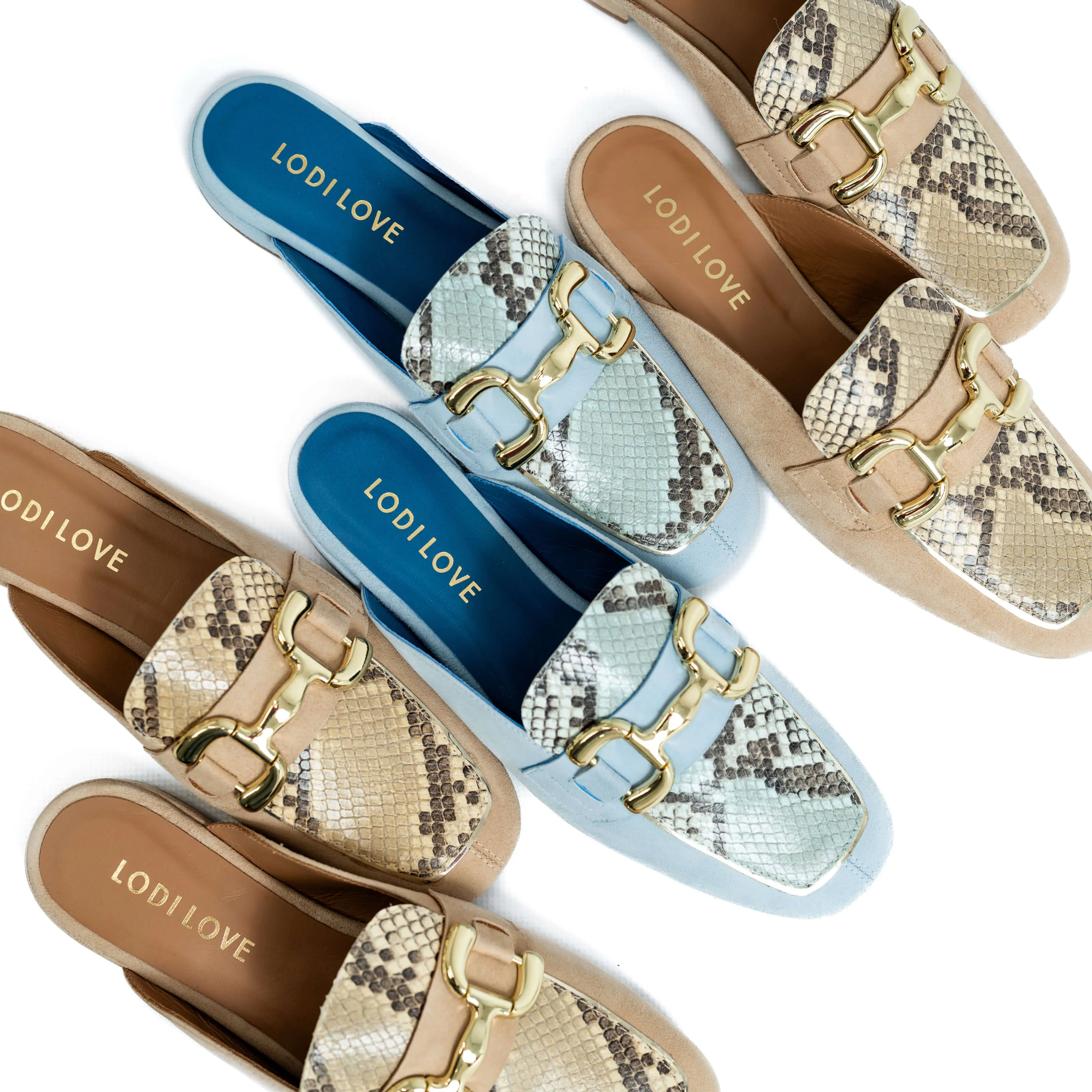 LODI LOVE Beige Mules