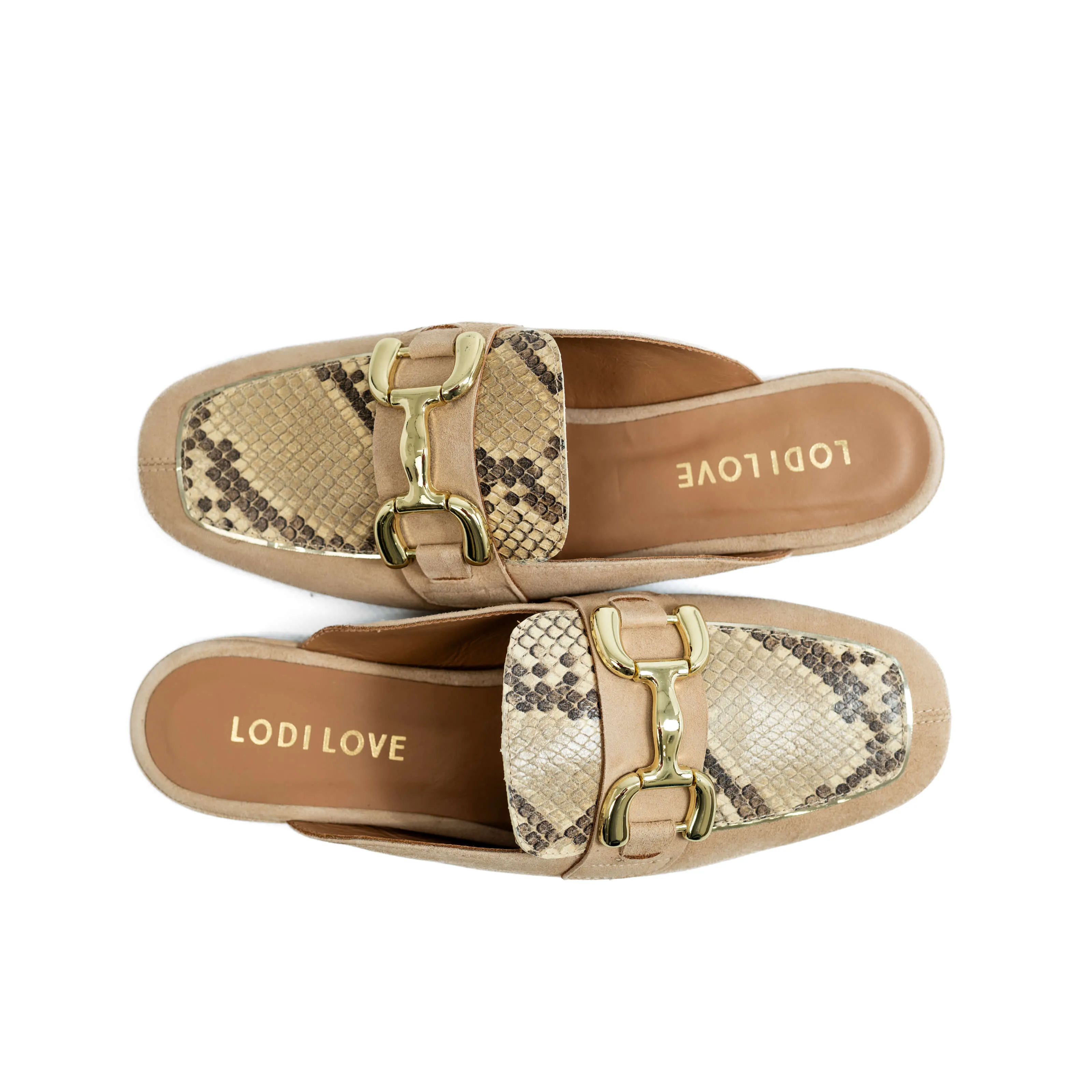 LODI LOVE Beige Mules