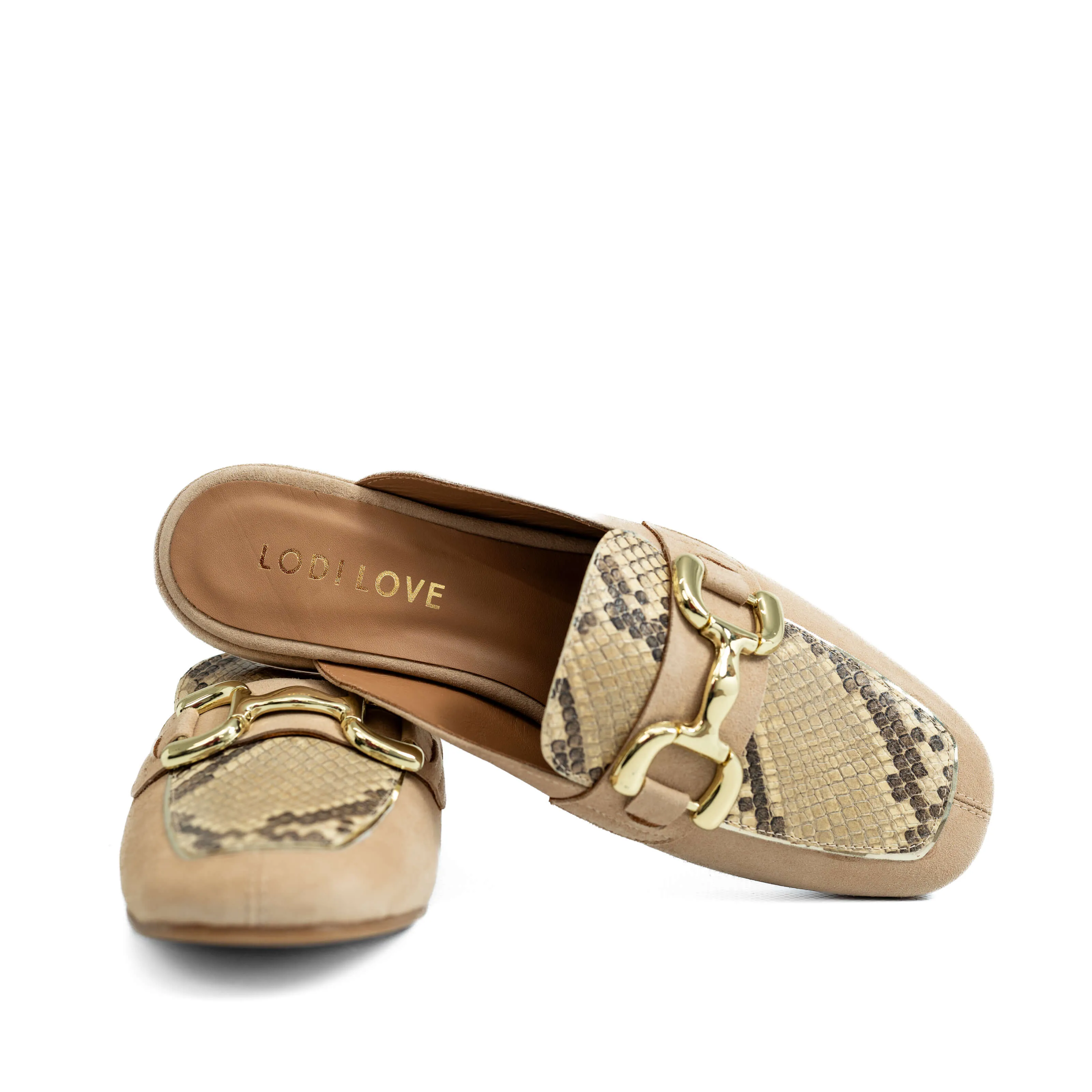 LODI LOVE Beige Mules