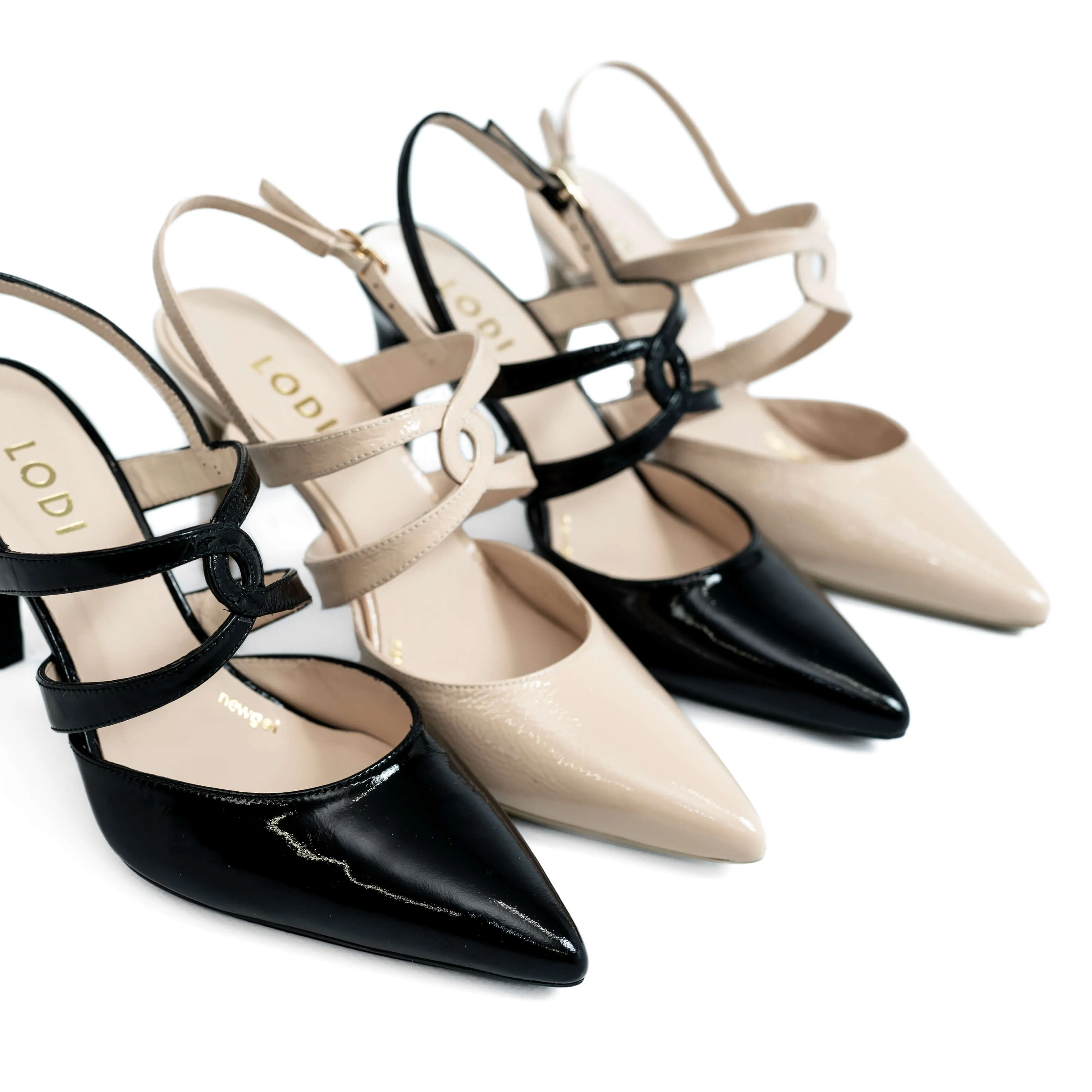 LODI Rianes Nude Slingback High Heels