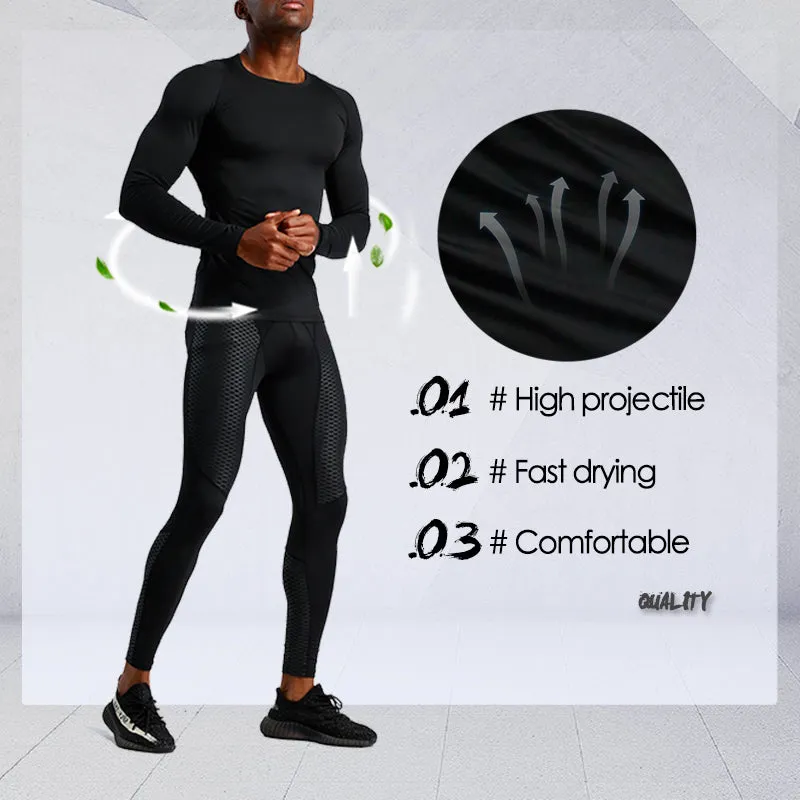 Long Sleeve Fitness T Shirt Men's