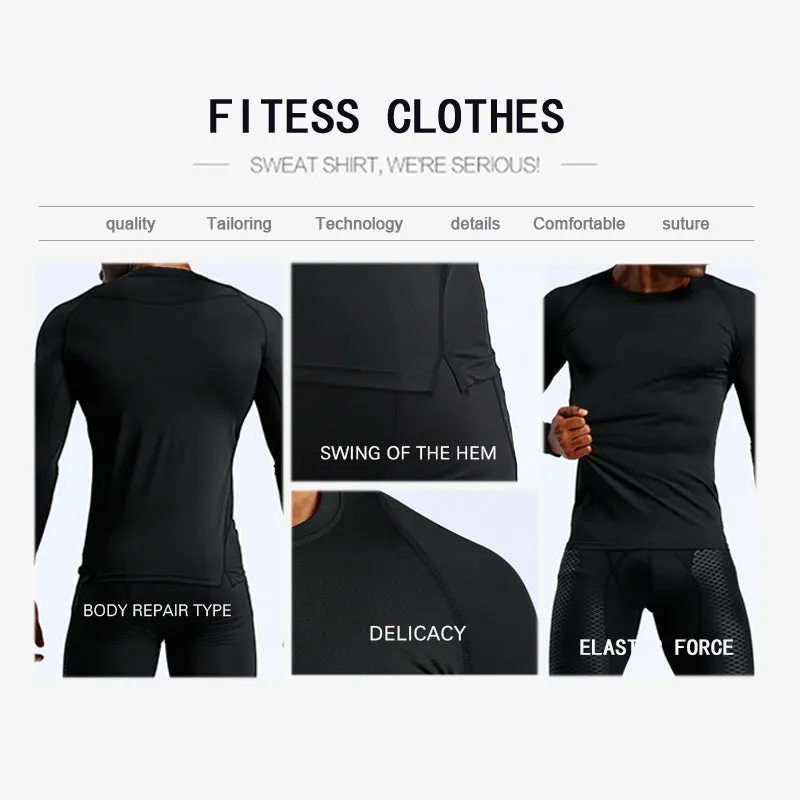 Long Sleeve Fitness T Shirt Men's