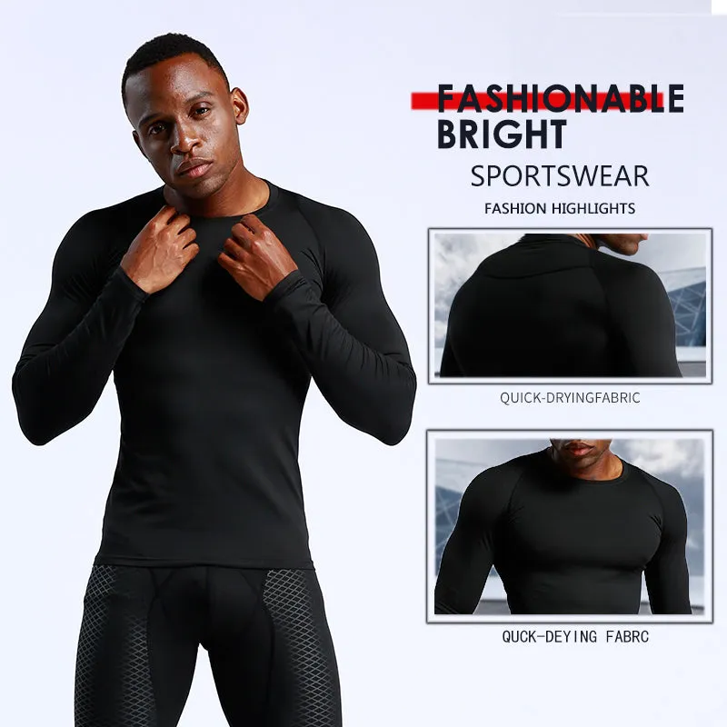 Long Sleeve Fitness T Shirt Men's