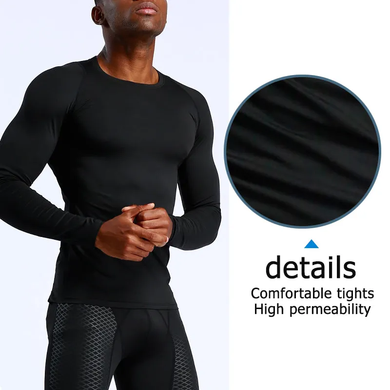 Long Sleeve Fitness T Shirt Men's