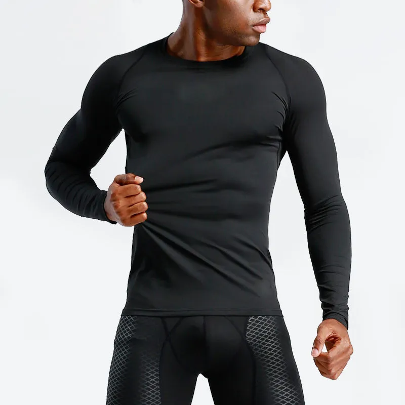 Long Sleeve Fitness T Shirt Men's