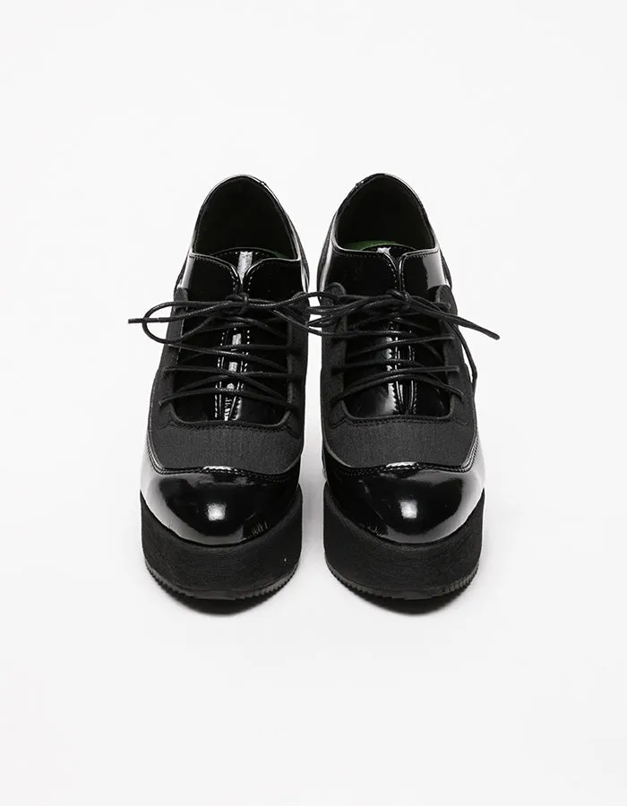 Magrite Black Varnish & Asphalt Shoes