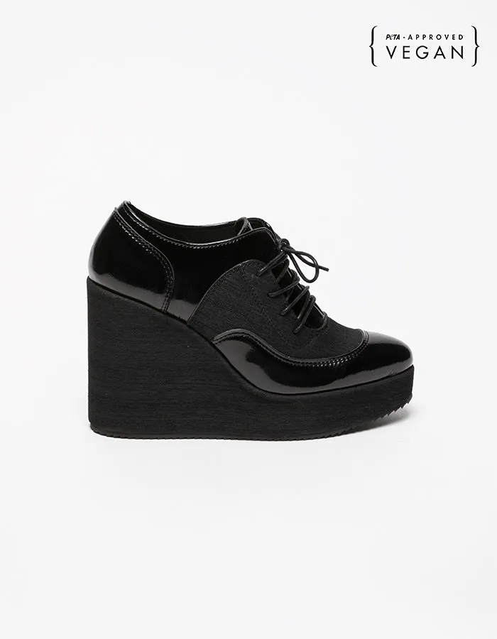 Magrite Black Varnish & Asphalt Shoes