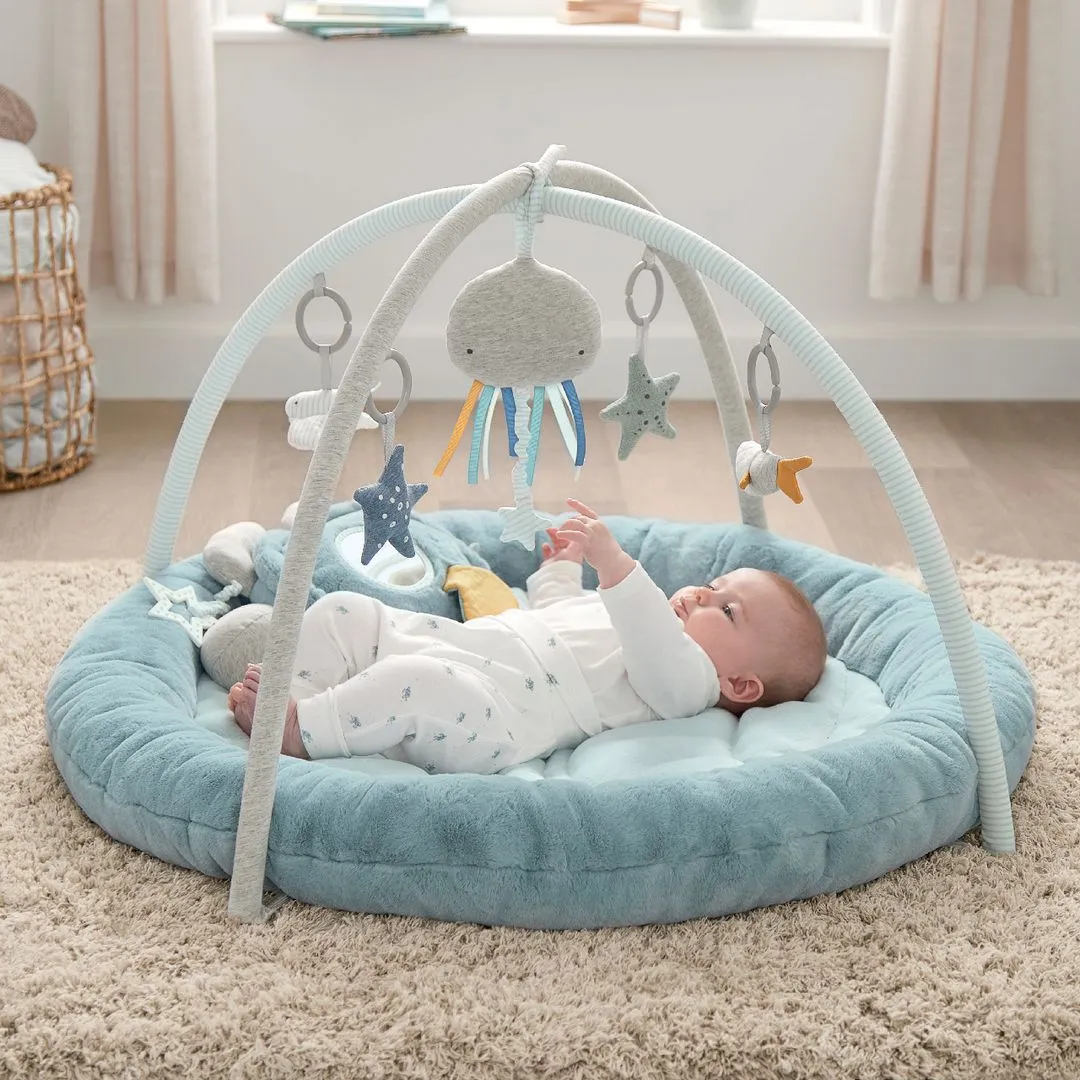 Mamas and Papas Welcome to the World Under the Sea Playmat - Blue