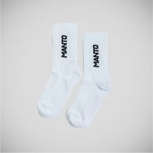 Manto Logotype 23 Socks White
