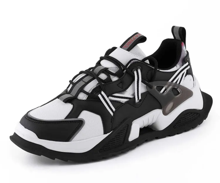Mazino Storm Chunky Sneakers Men’s Vegan Black Red