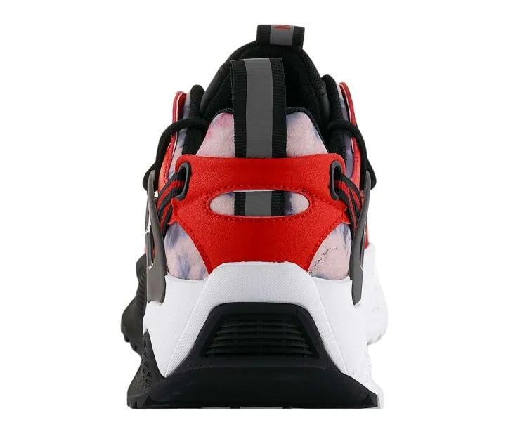 Mazino Storm Chunky Sneakers Men’s Vegan Black Red