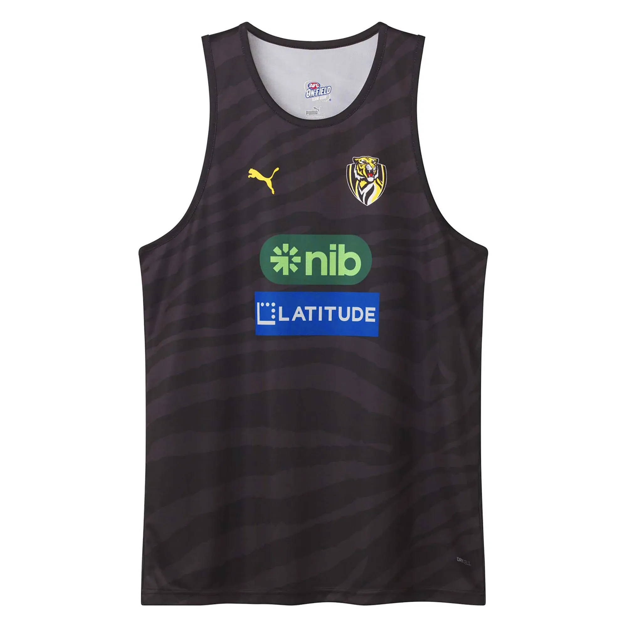 Men's AFL Richmond Tigers Football Club 2024 Replica Training Singlet