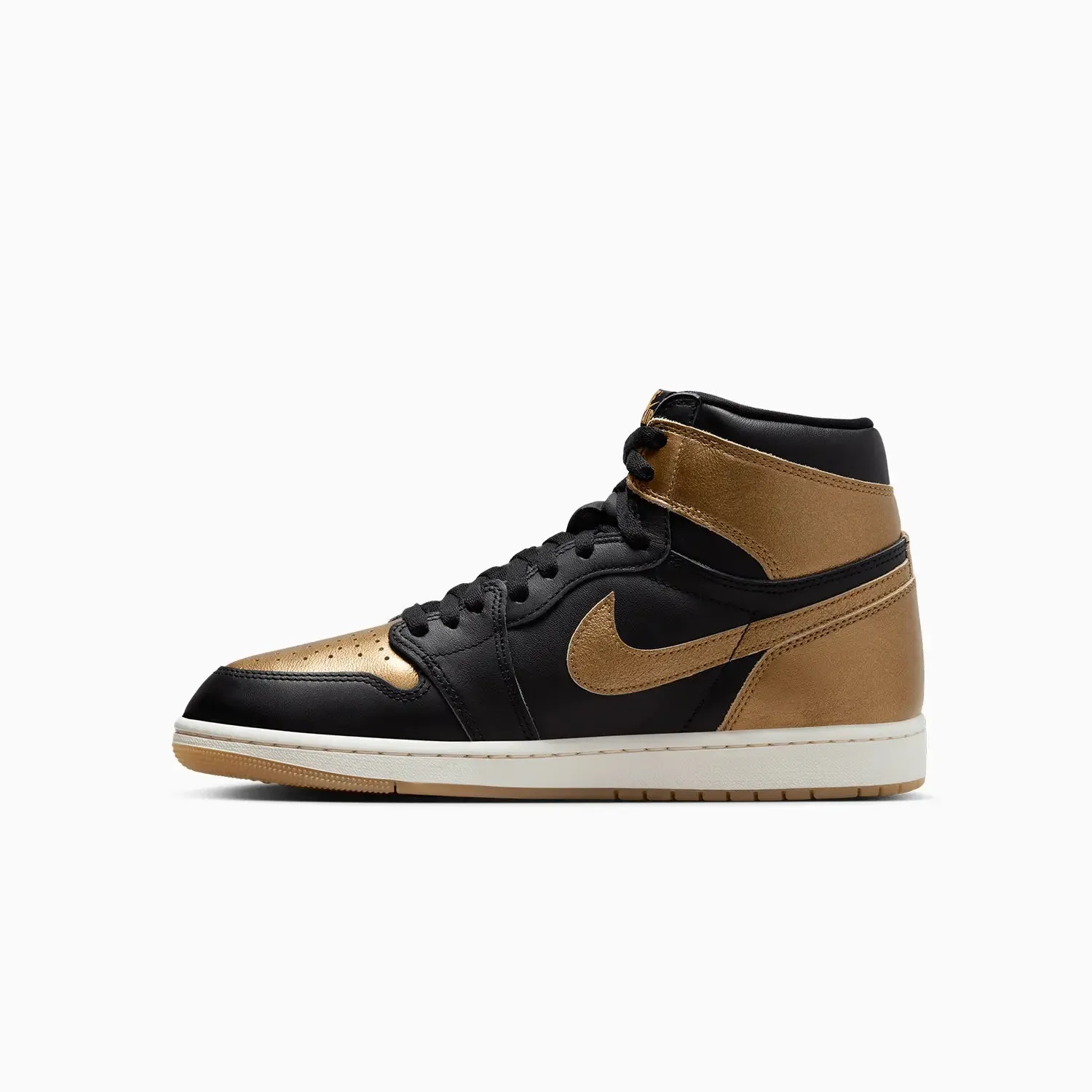 Men's Air Jordan 1 Retro High OG "Black Metallic Gold"