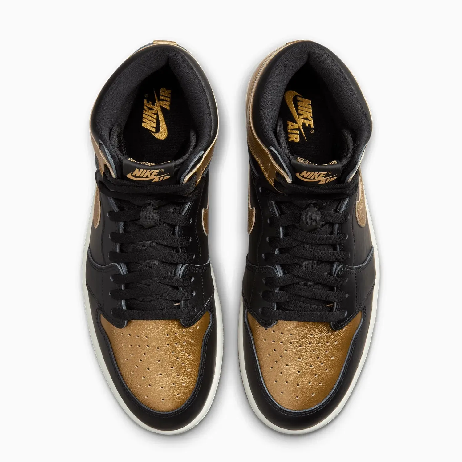 Men's Air Jordan 1 Retro High OG "Black Metallic Gold"