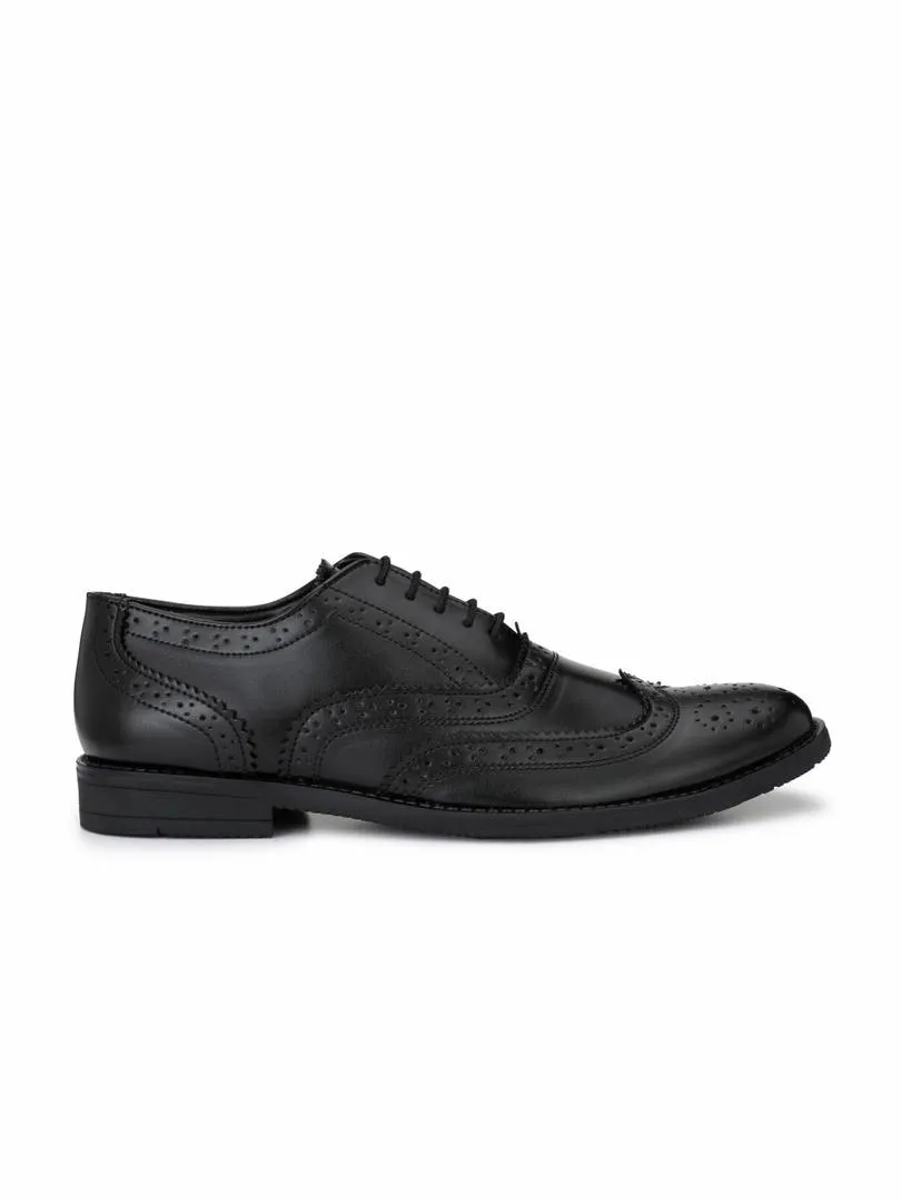 Men's Black Oxford Wingtip Brogue