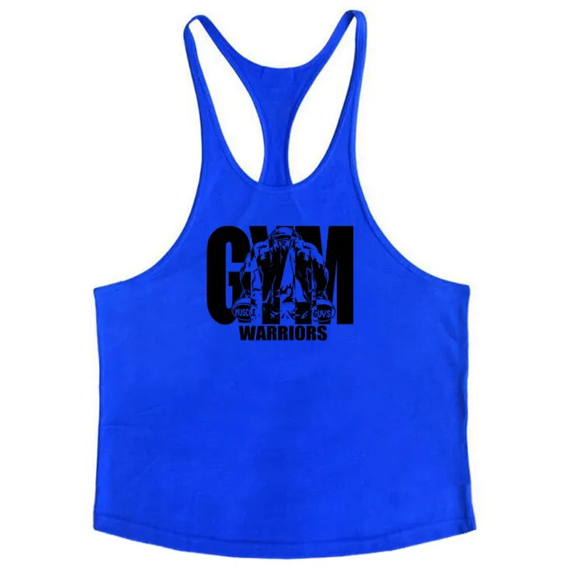 Men's Bodybuilding Tank - Cotton Sleeveless Gym Shirt