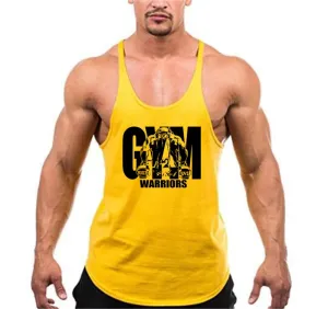 Men's Bodybuilding Tank - Cotton Sleeveless Gym Shirt